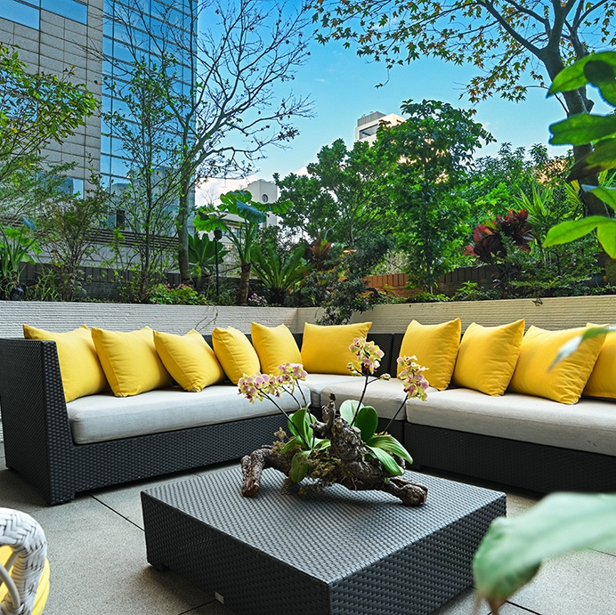 二階のガーデン