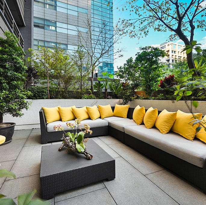 二階のガーデン