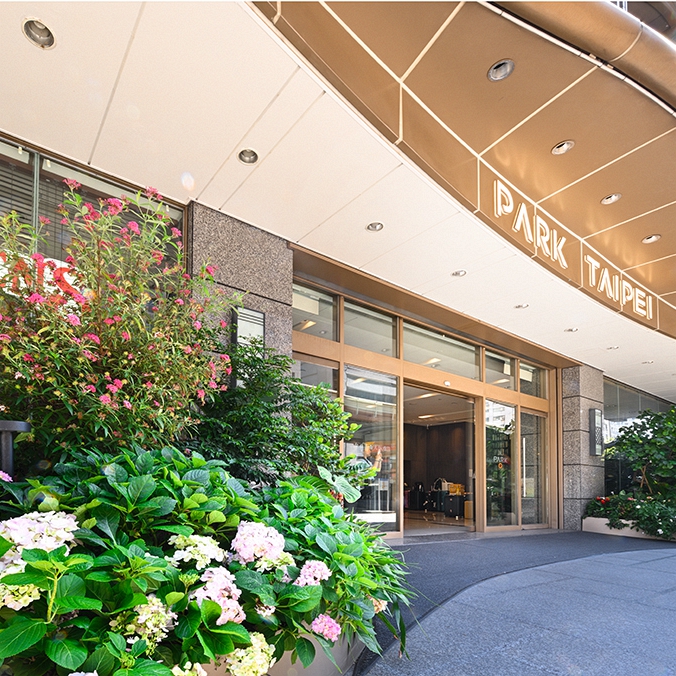 ホテルの入り口