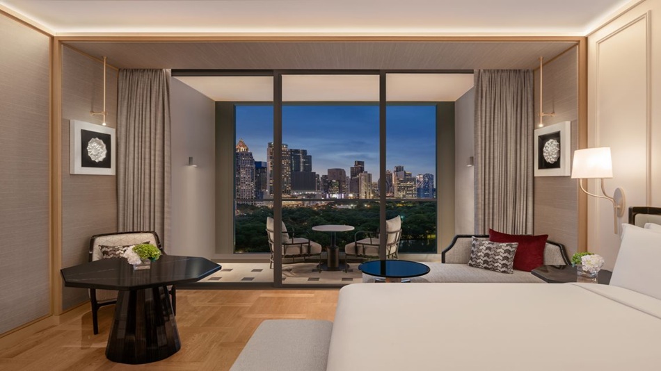 デラックスルンピニパークビューバルコニー