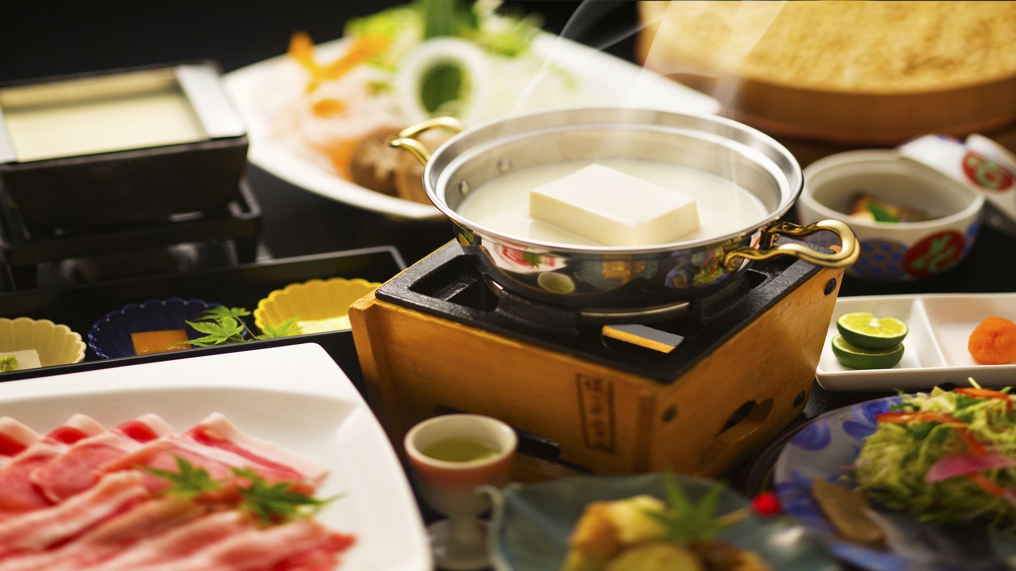 【直前割】自家製・地場食材たっぷり伝統の味　≪豆富懐石プラン≫