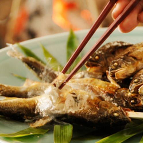 【夏の旬味】高津川の鮎の塩焼き