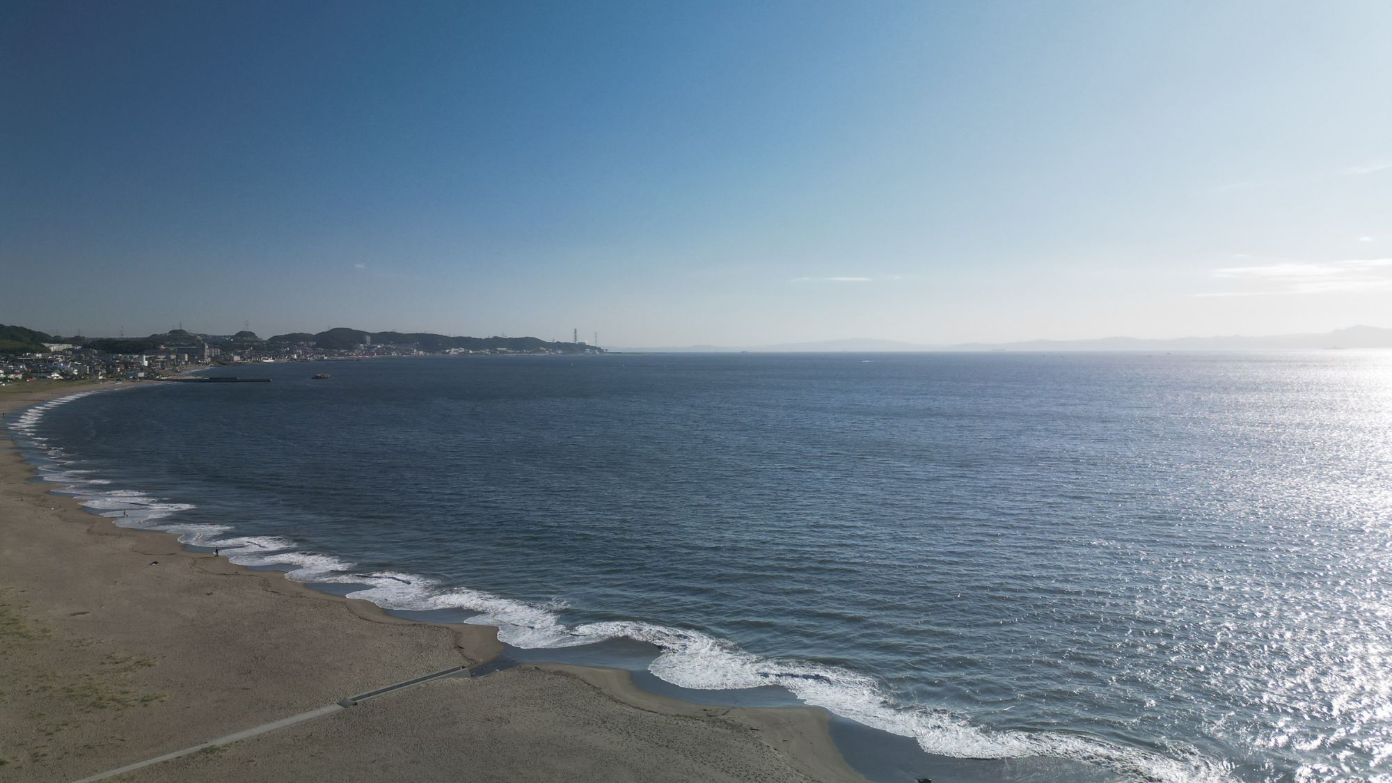 三浦海岸の浜辺
