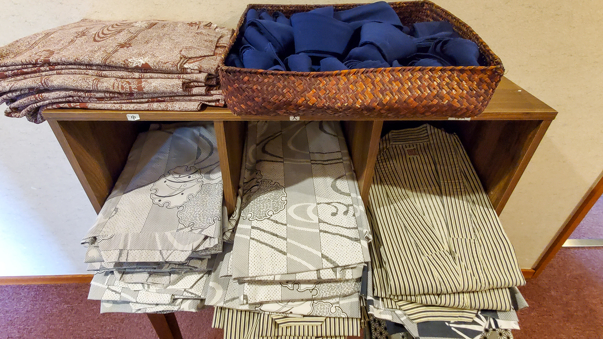 #館内　サイズに合ったものをお持ち下さい♪