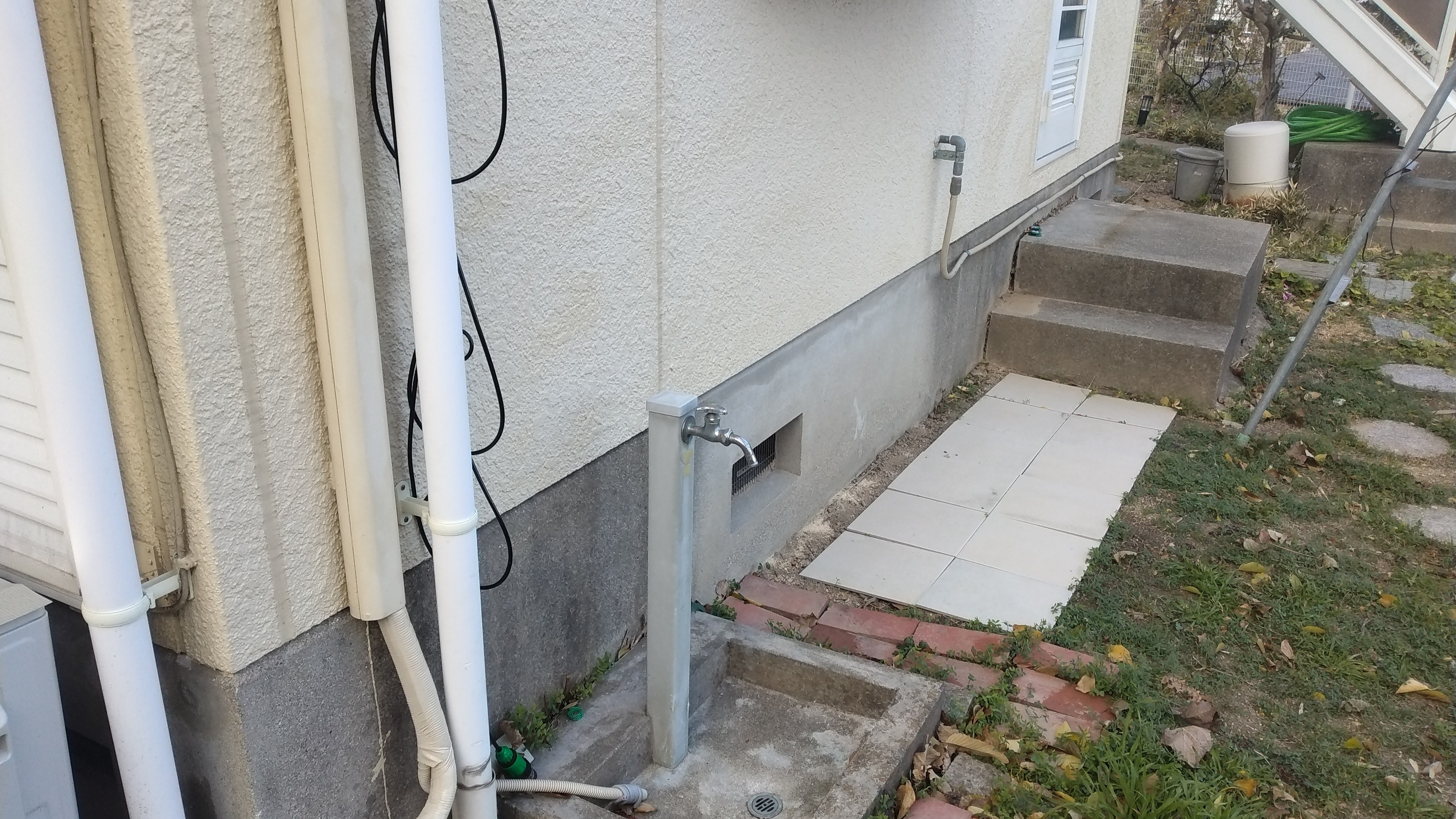 ワンコ足洗い場