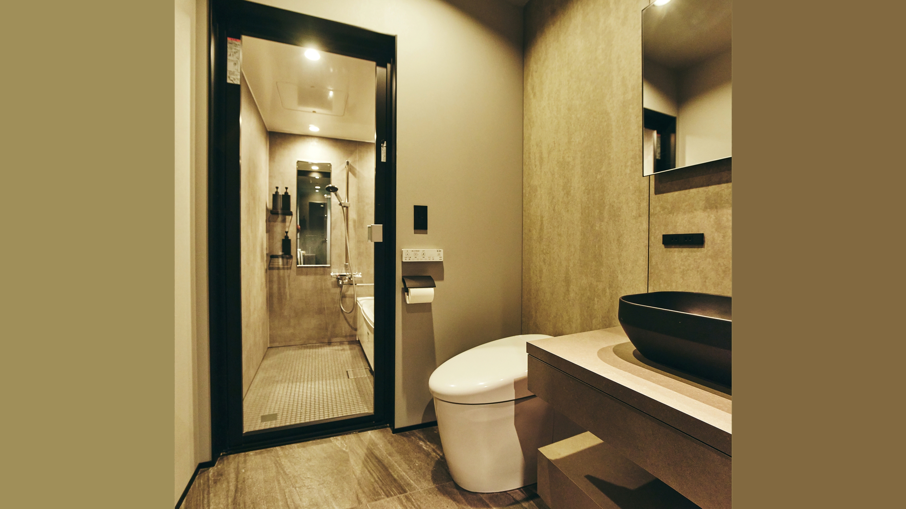 ジュニアスイート＜ツイン＞　洗面＆トイレ