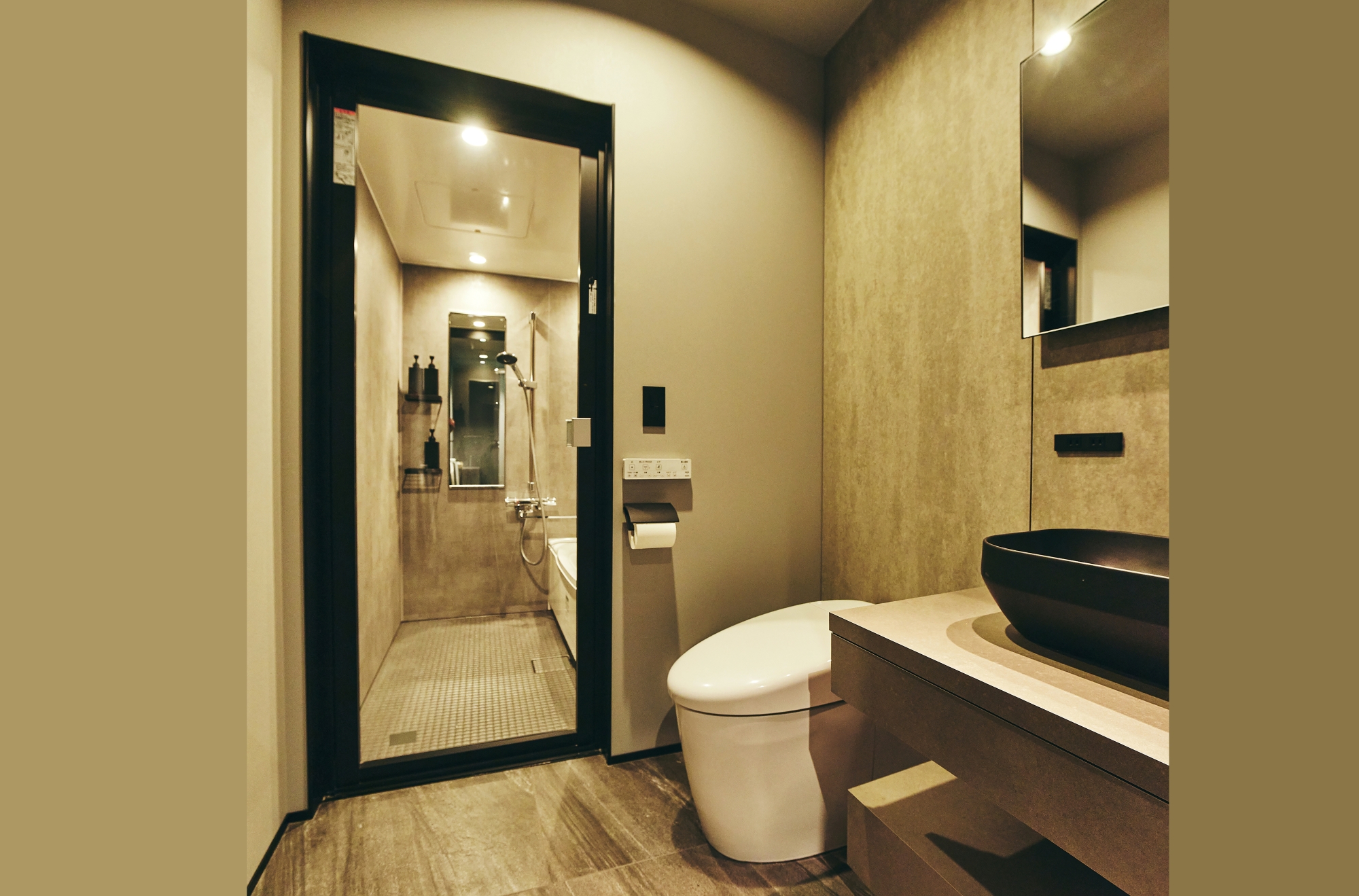 ■ジュニアスイート＜ツイン＞　洗面＆トイレ