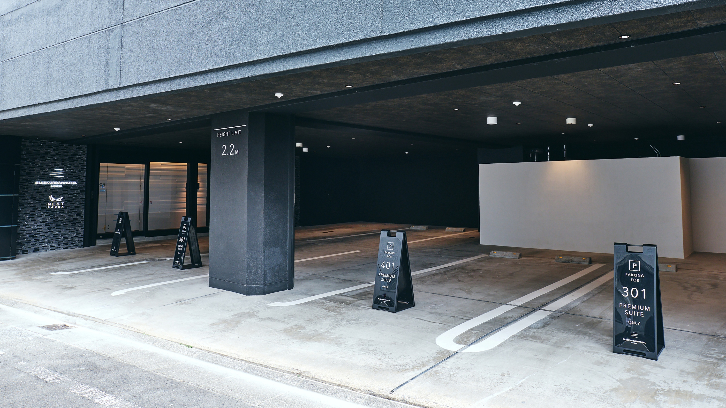 スリークアーバンホテル宮崎　駐車場（ロイヤルスイート＆プレミアスイート専用）