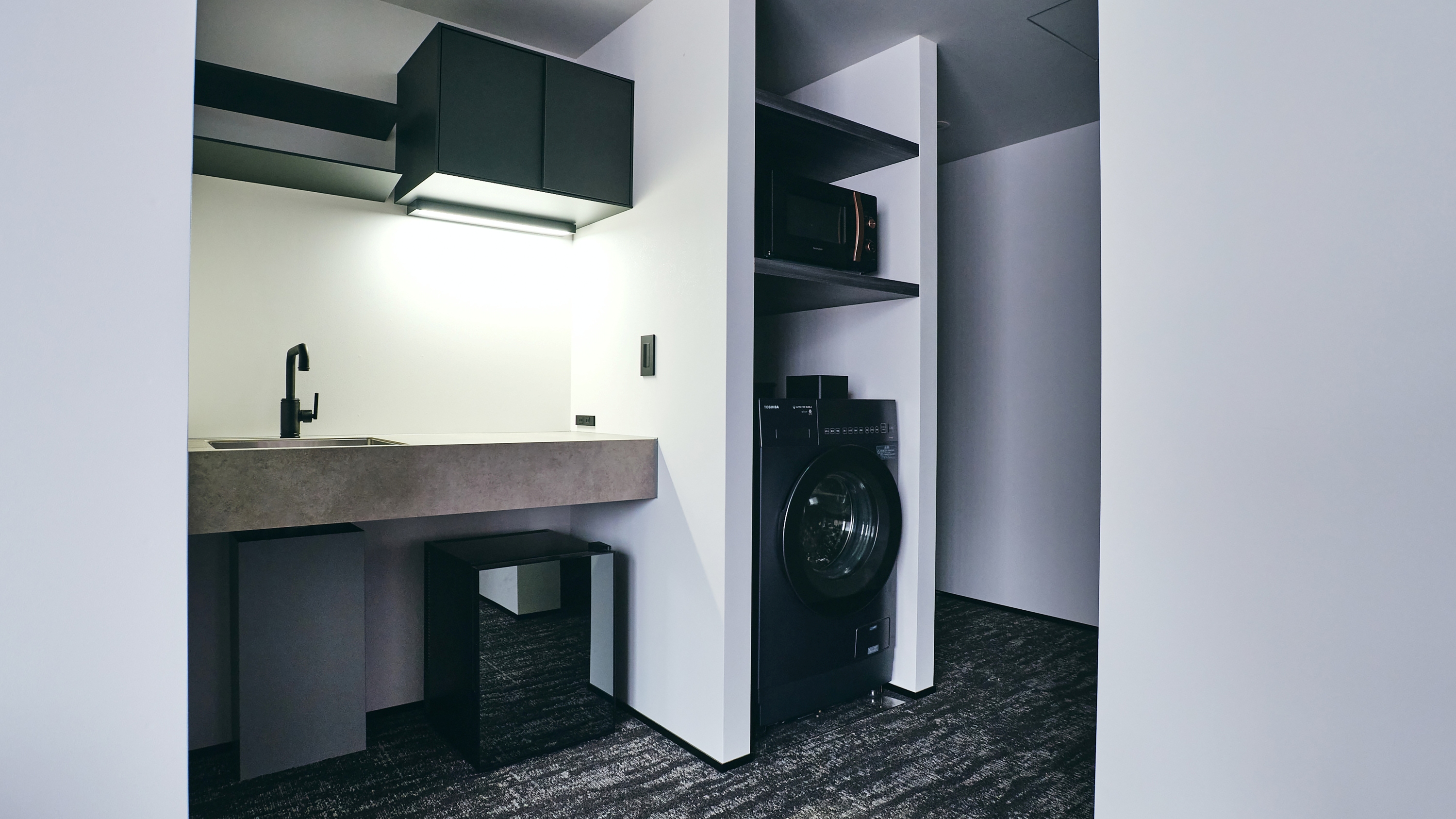 ジュニアスイート＜セパレートツイン＞　ミニキッチン＆ドラム式洗濯乾燥機