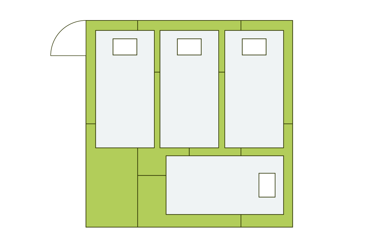 和室8畳レイアウト