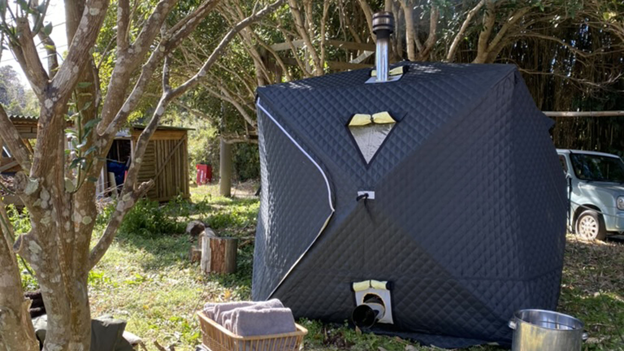 【施設】テントサウナを無料体験いただけます*