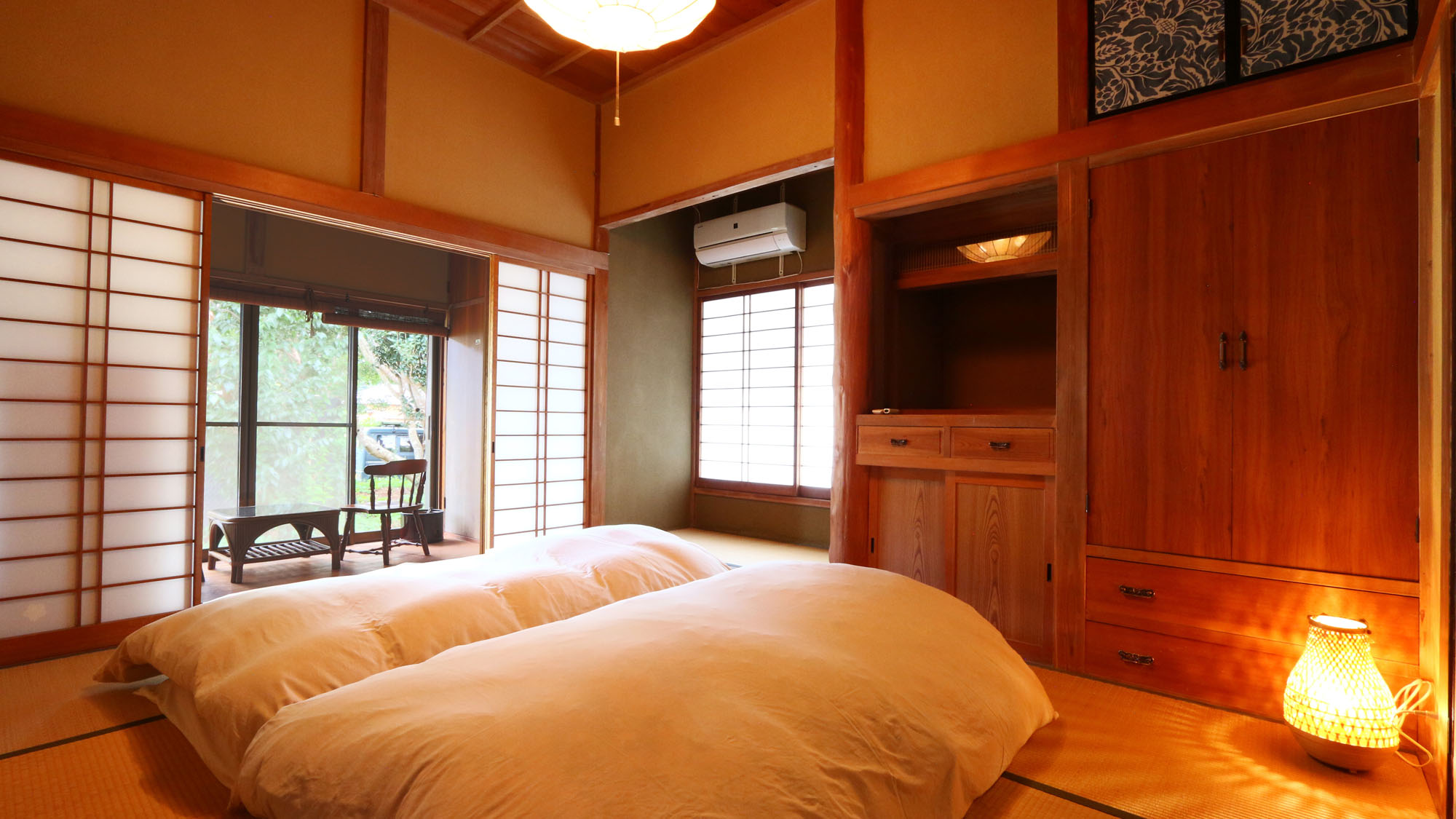 【客室】庭側のお部屋*