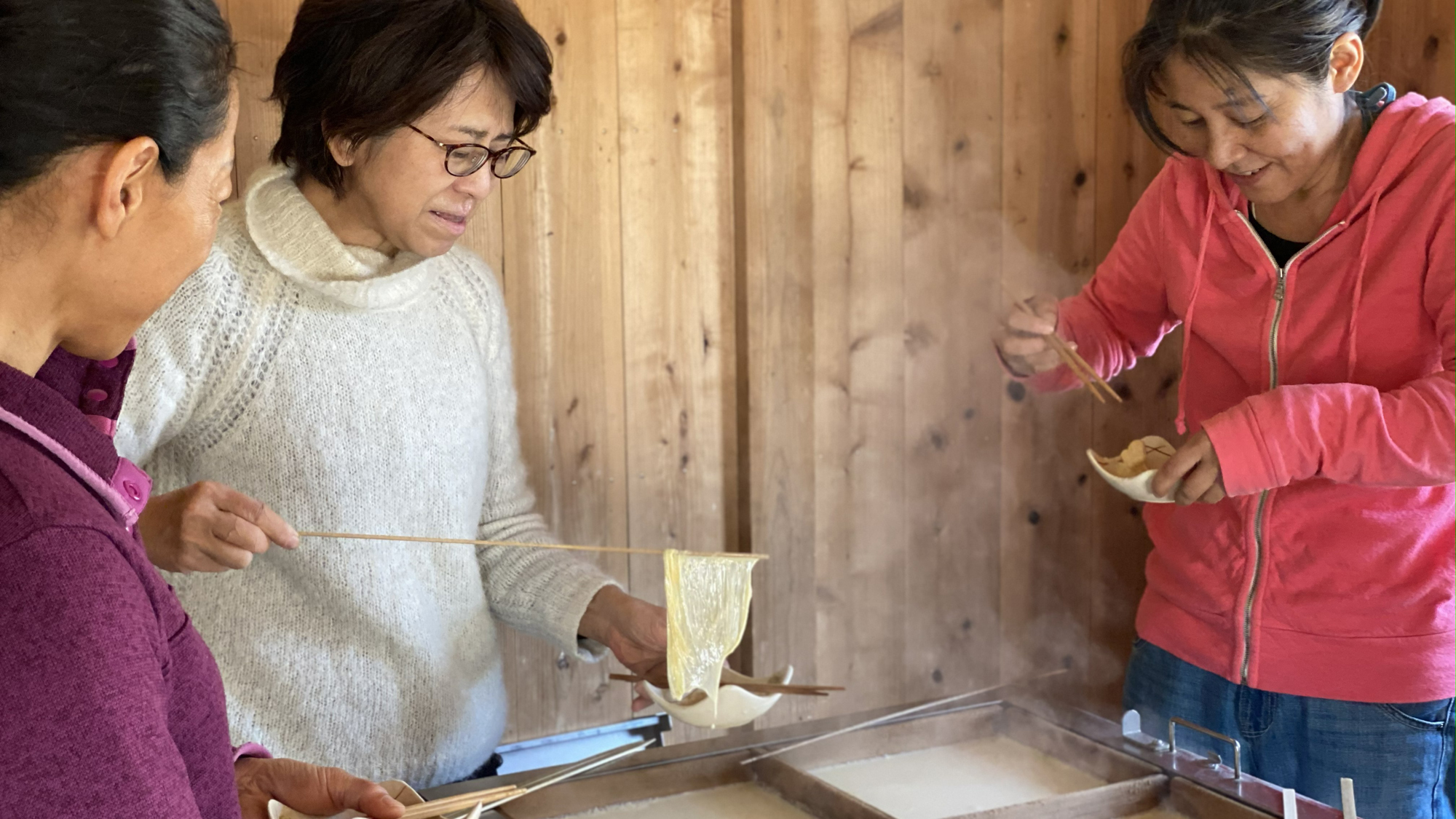 【体験】汲み上げ湯葉体験