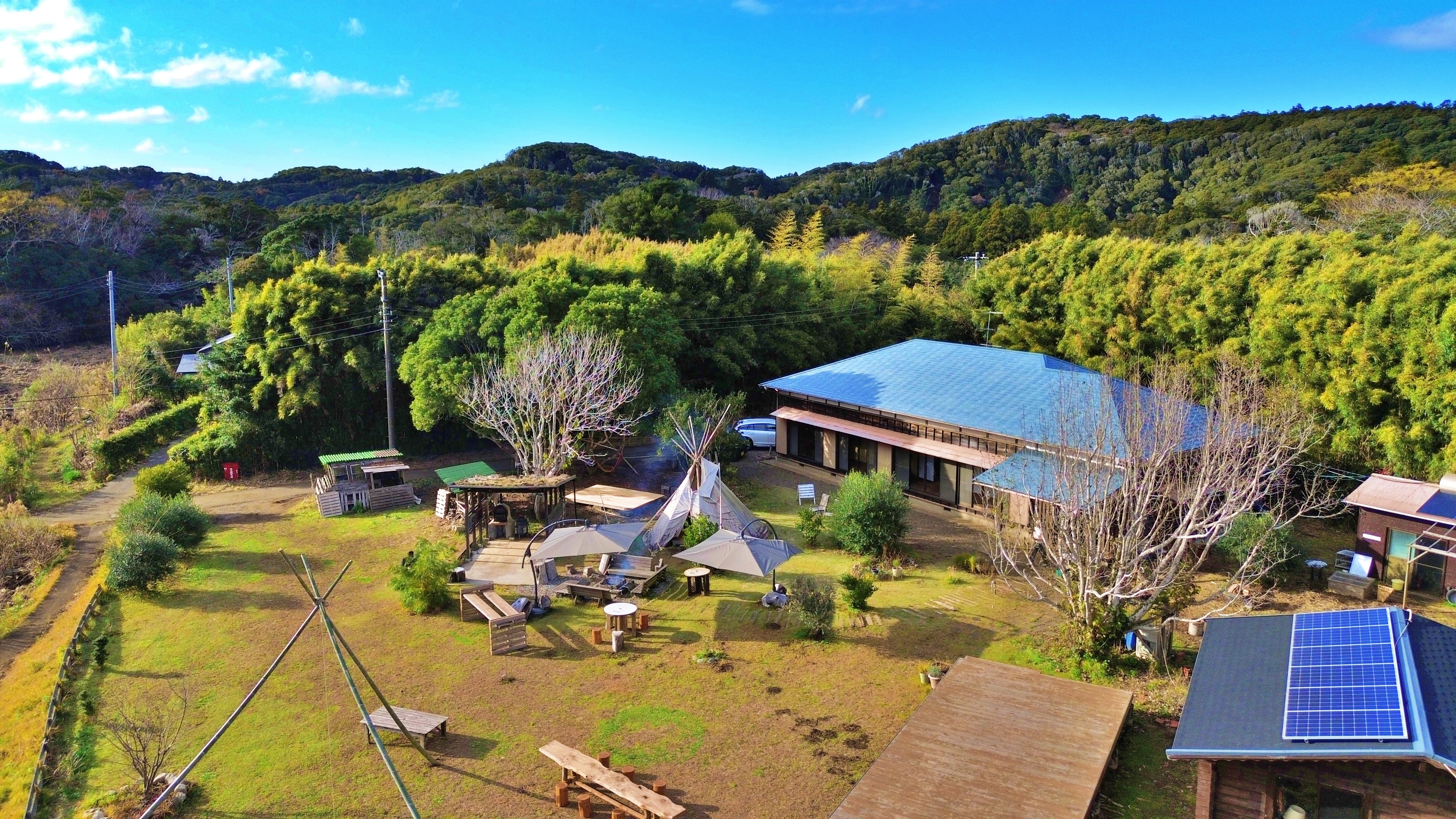 お庭もすべて貸し切りでご滞在頂けます。*