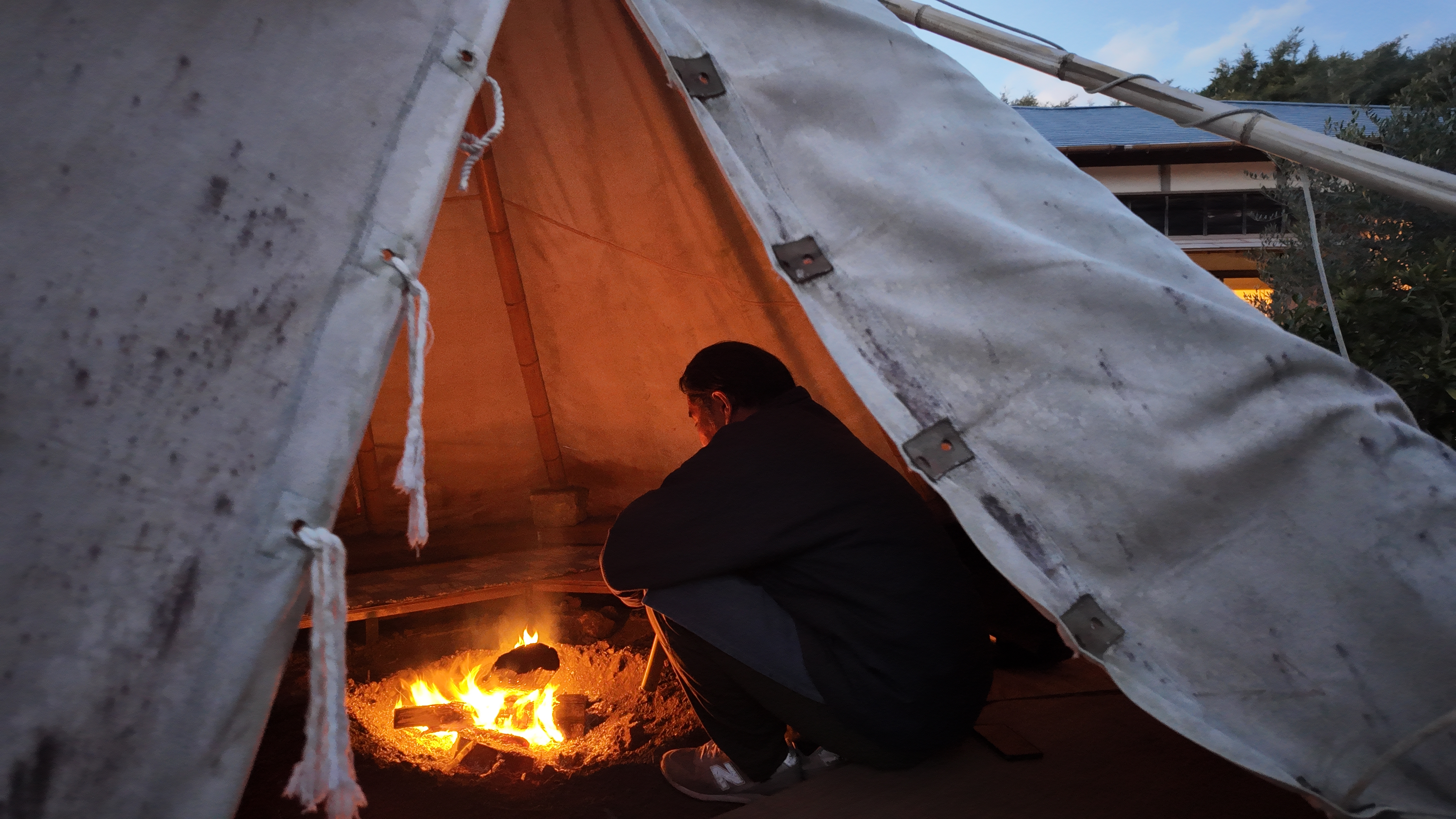 ティッピの中は不思議と本音がこぼれるらしい*