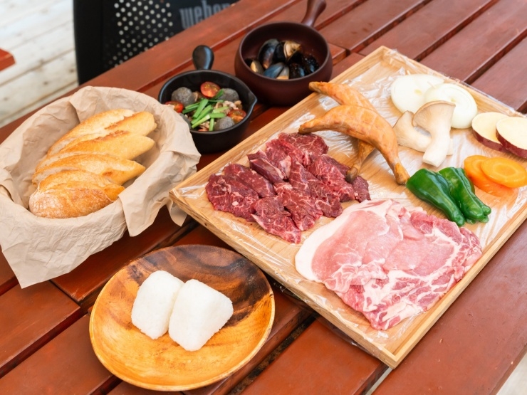 【ベーシックBBQ＆朝食付き】グランピングプラン