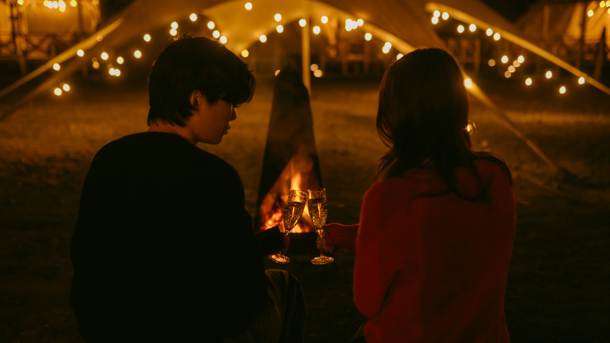 プライベート焚き火で特別なひとときを。