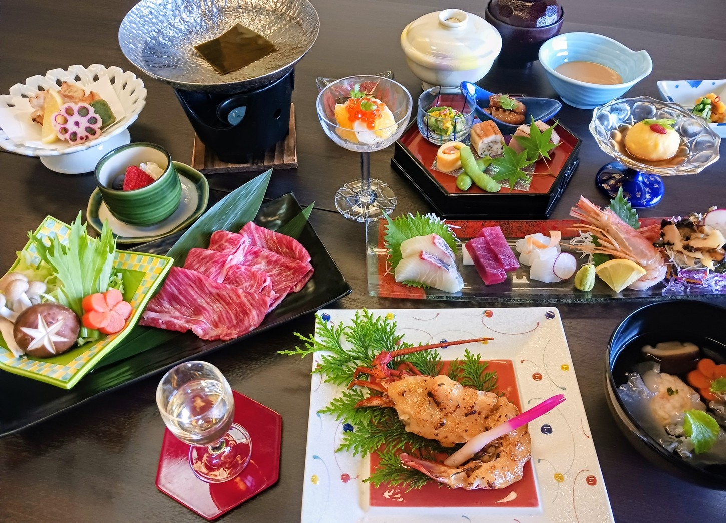 【美食会席】熱海相模湾の海の恵みと静岡牛が楽しめるおススメ会席プラン　