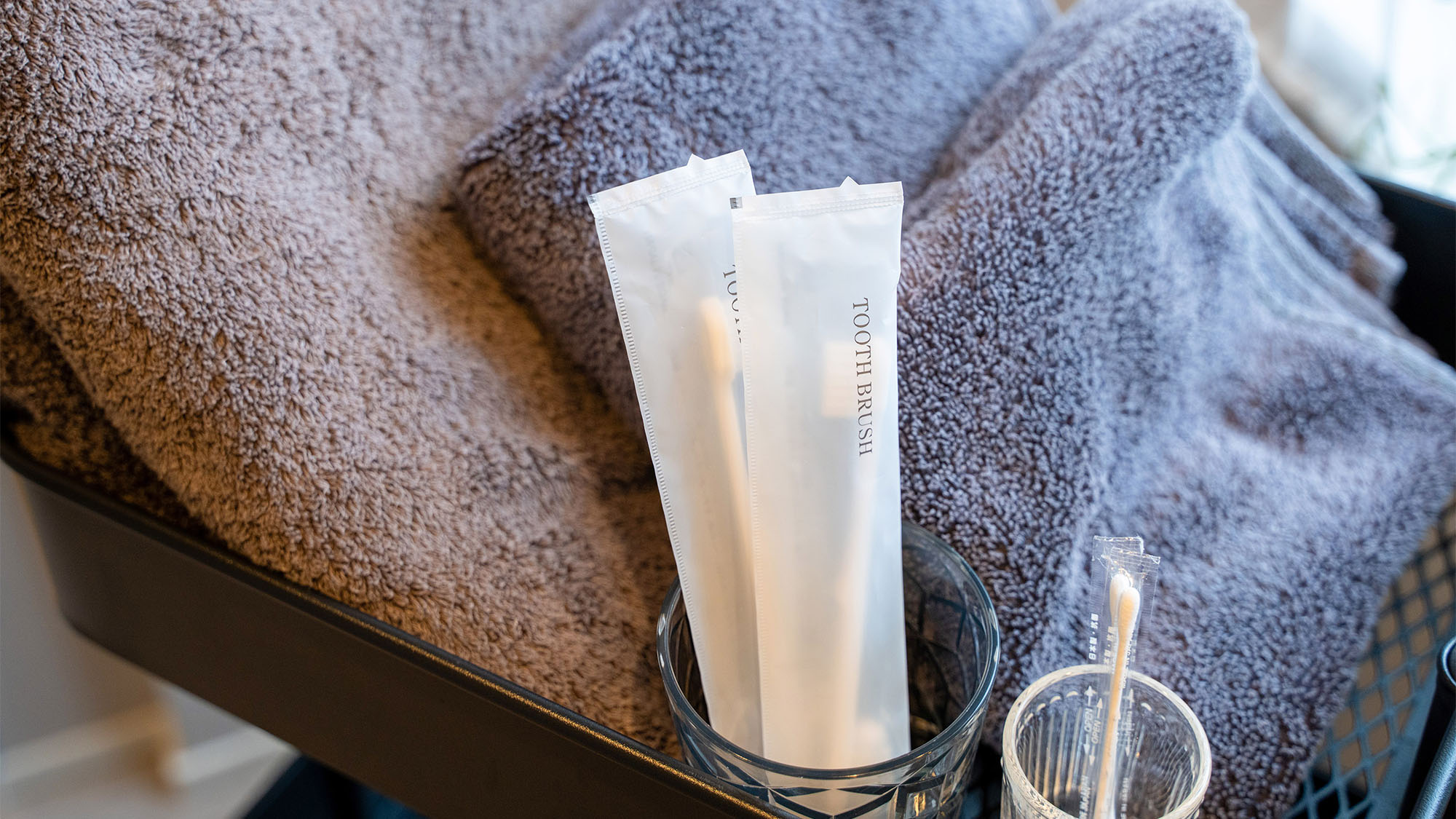 ・【アメニティ】人数分のタオル類をご用意しております。少ない荷物でご滞在いただけます