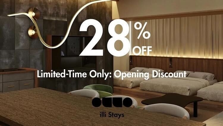 【28％off】オープン記念！新しいホテルを特別価格で。