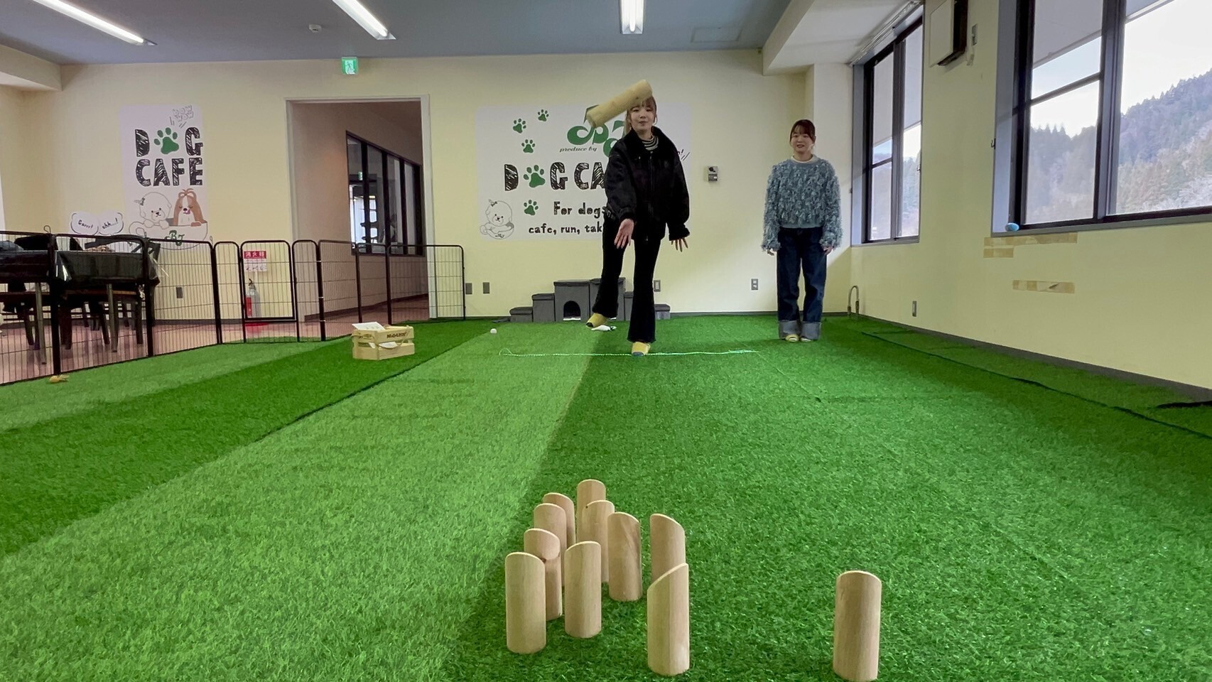 サウナの本場フィンランド生まれ モルック体験が人気