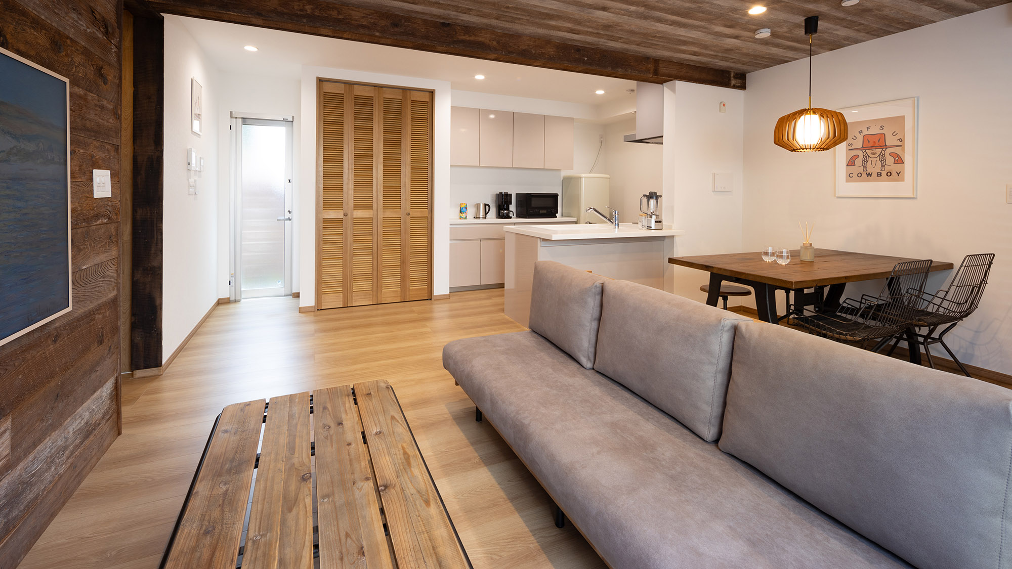 ・【siteA/リビング】ソファベッドご使用で最大5名様までご利用いただけます