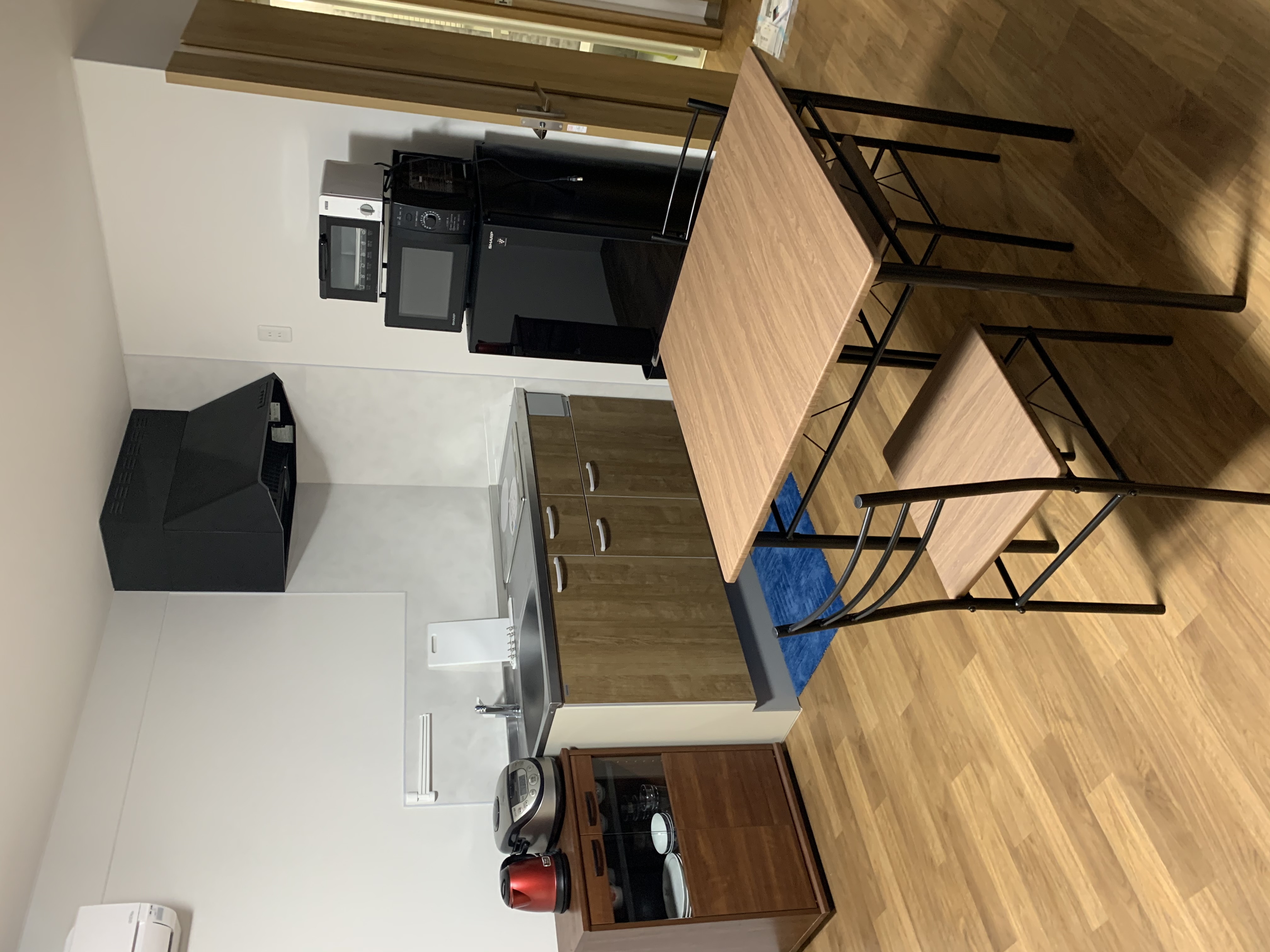 ダブルベットルームキッチン