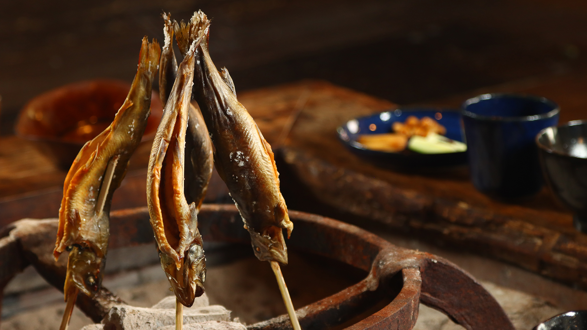 【朝食】 いま焼き上がりますね