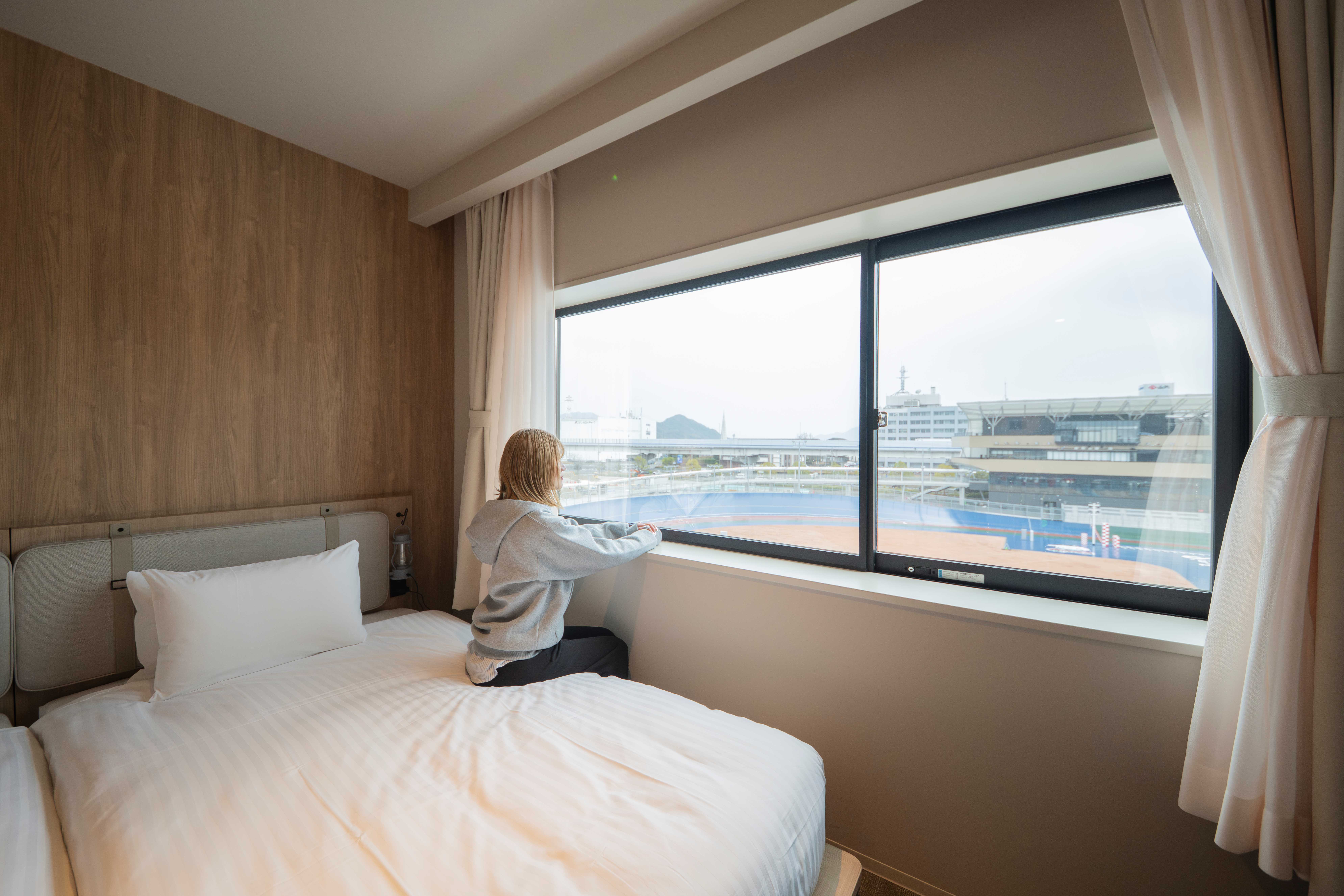 ベロドローム側の眺望