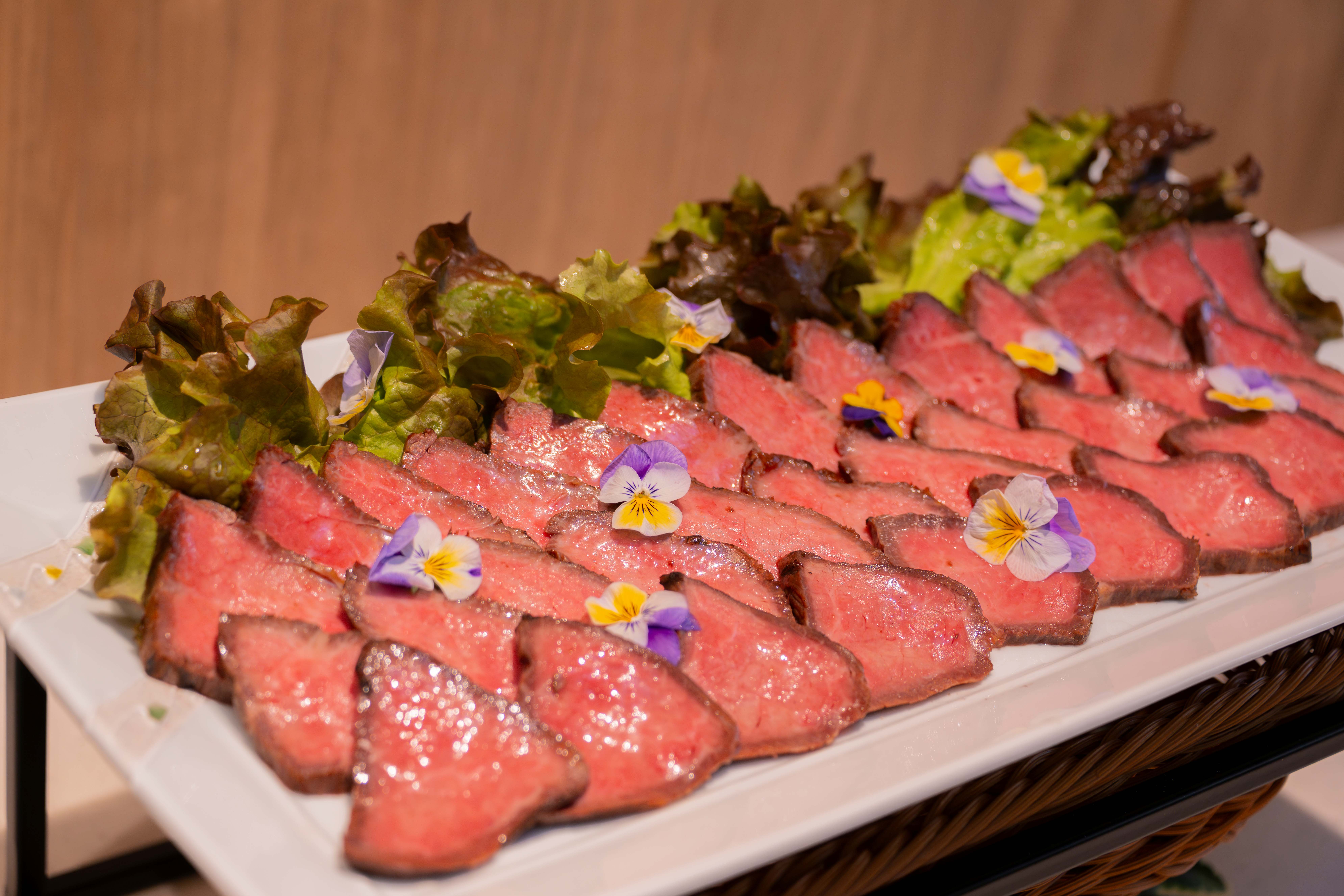 瀬戸内モーニングビュッフェ　ローストビーフ