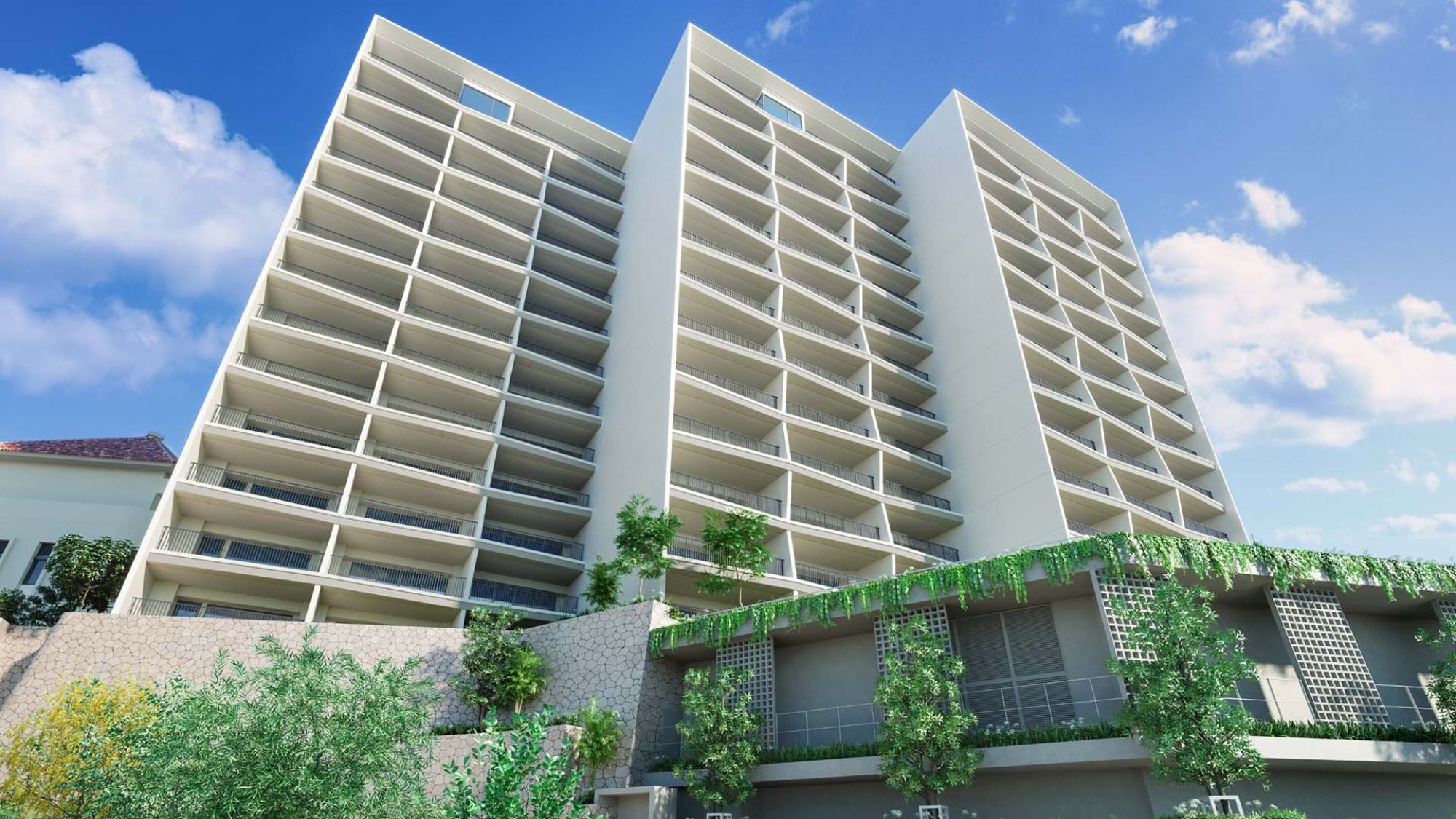 【イメージパース】ホテル外観