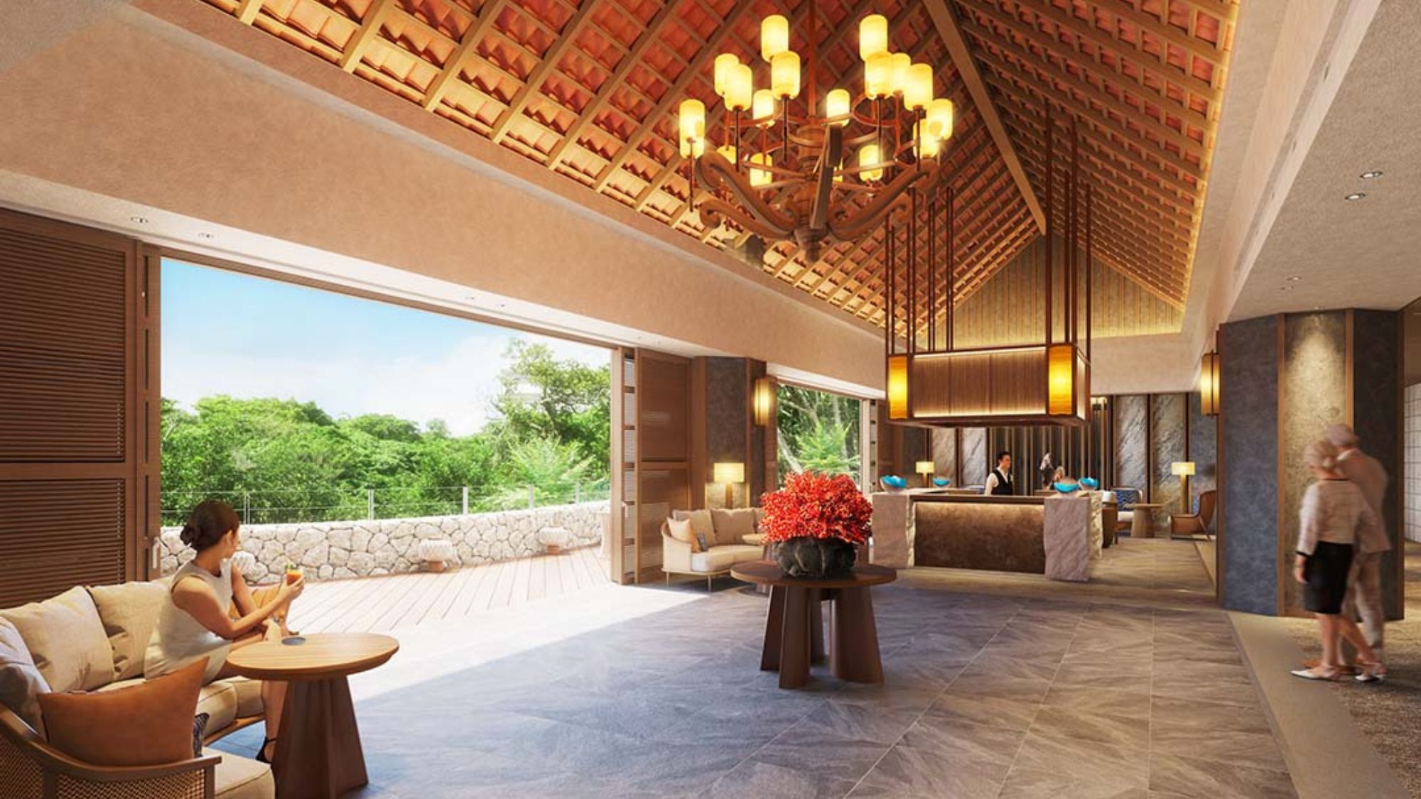 【イメージパース】フロントロビー