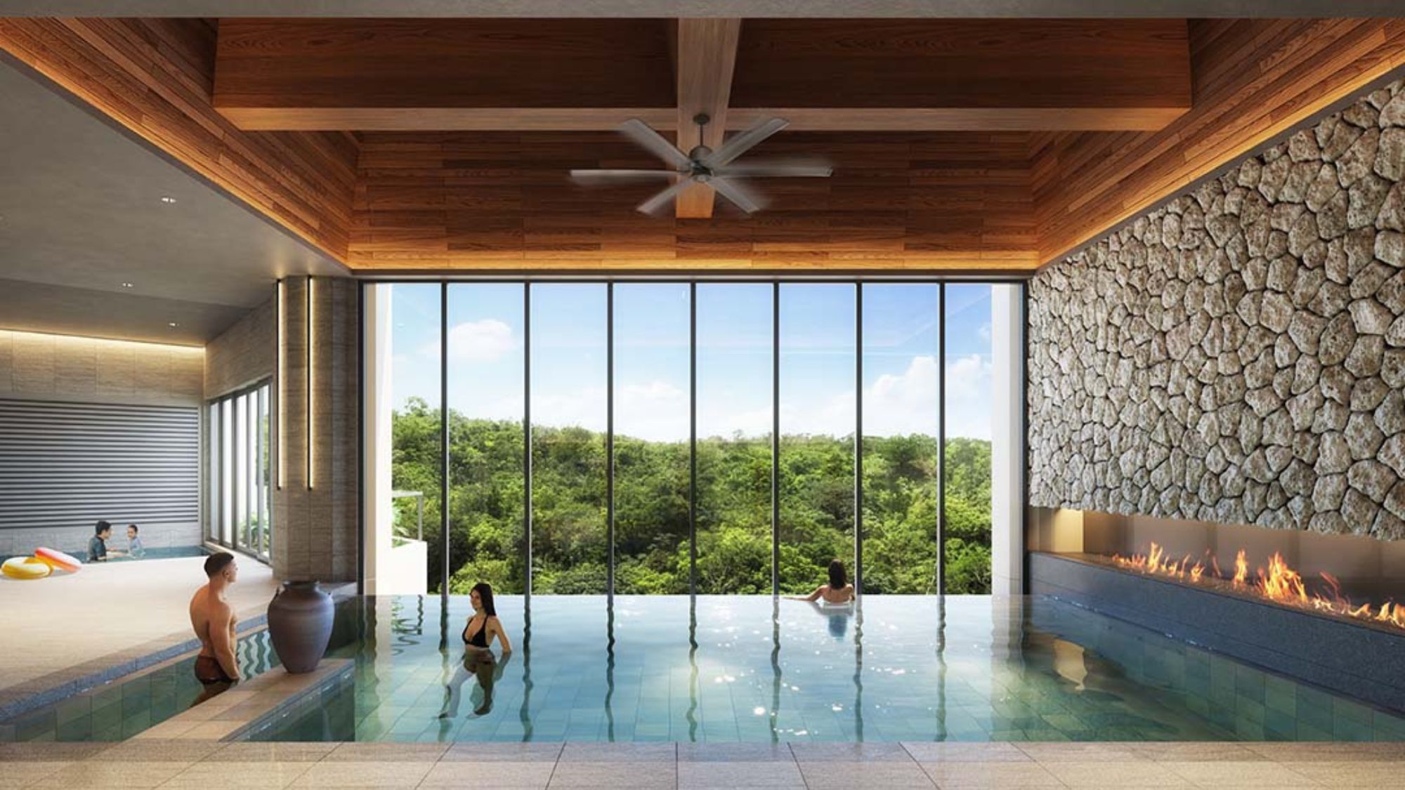 【イメージパース】インドアプール