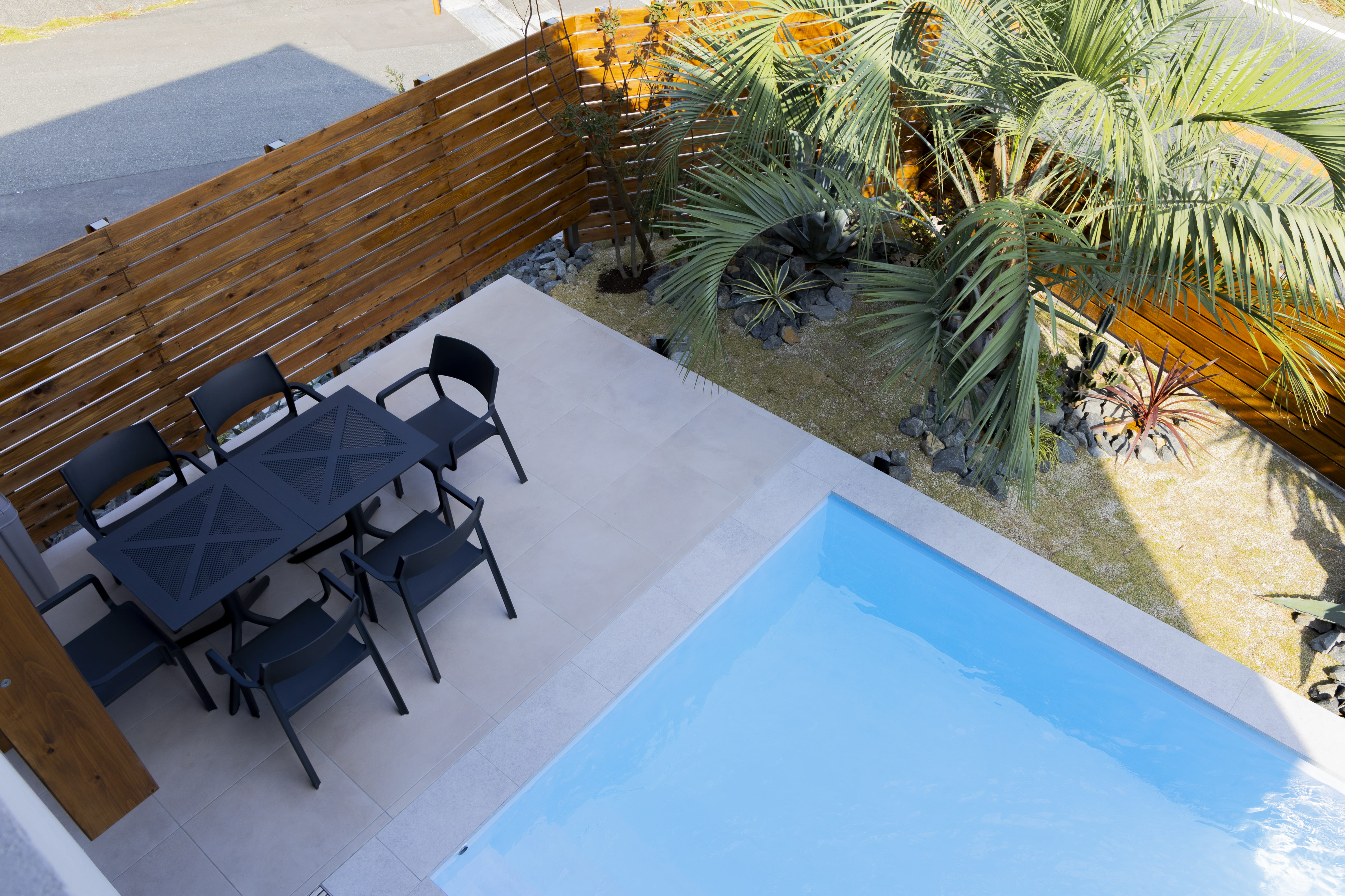 テラス（上から視点）