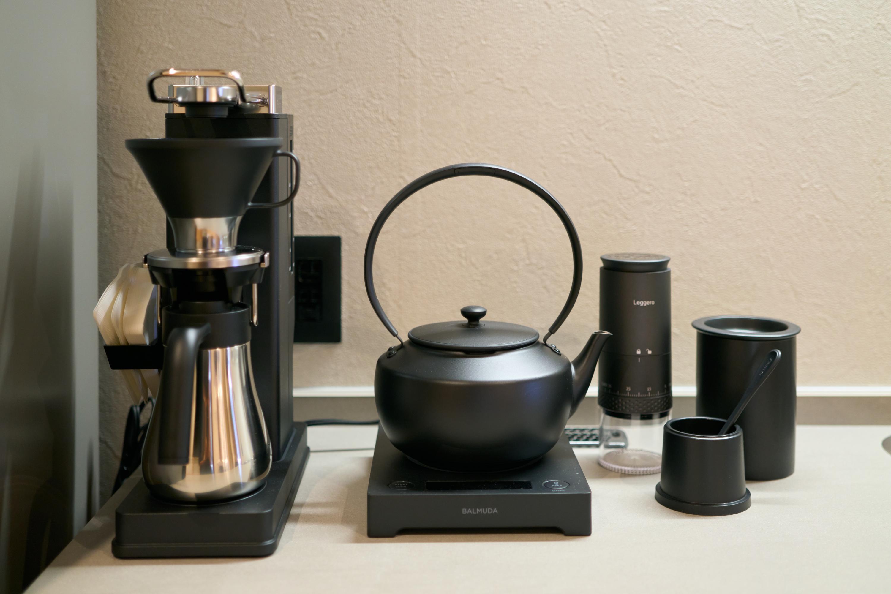 備品　ケトル等