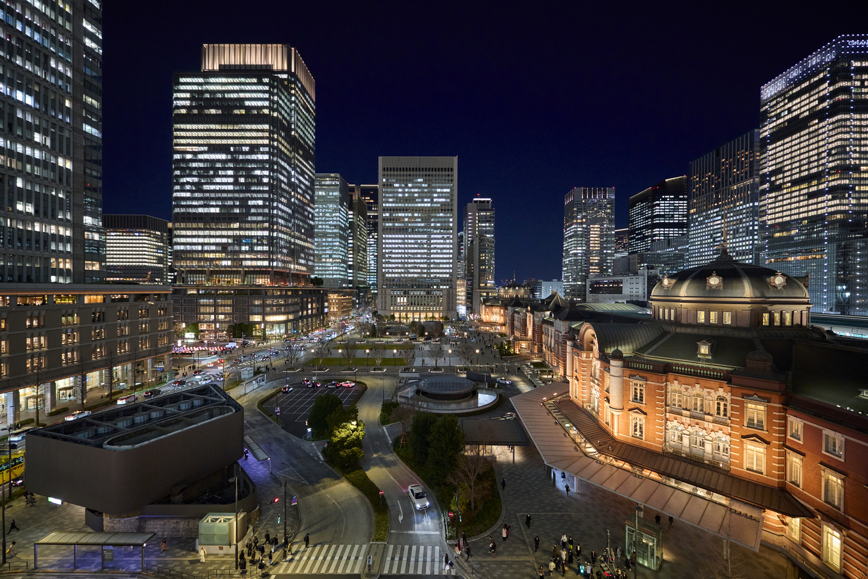 [周辺スポット］東京の夜景（ＫＩＴＴＥガーデン）