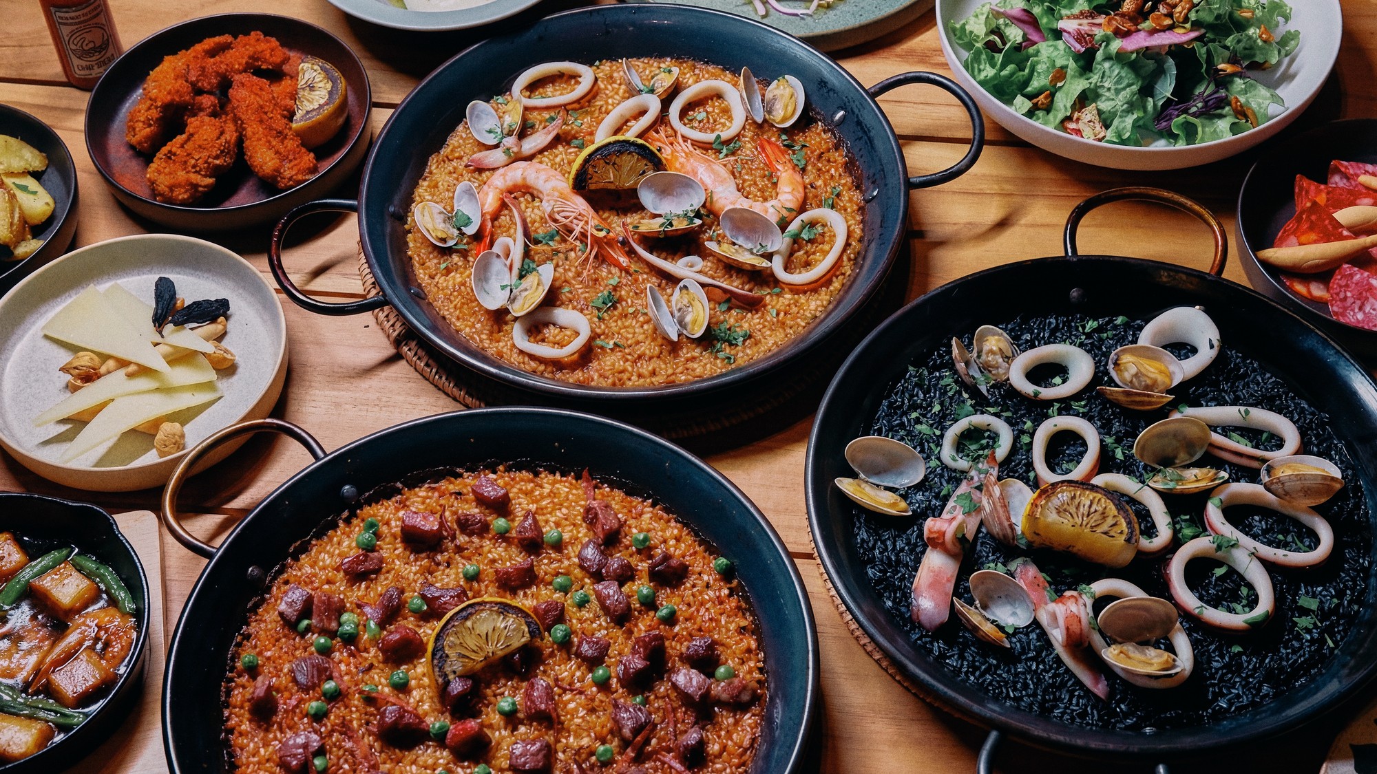 『ed&eacute;n SETOUCHI』　ディナー　パエリアセット