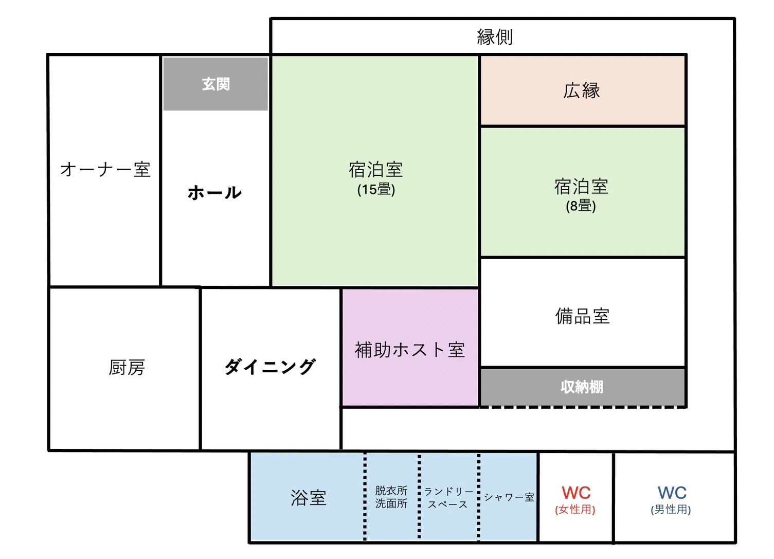 古民家間取り図