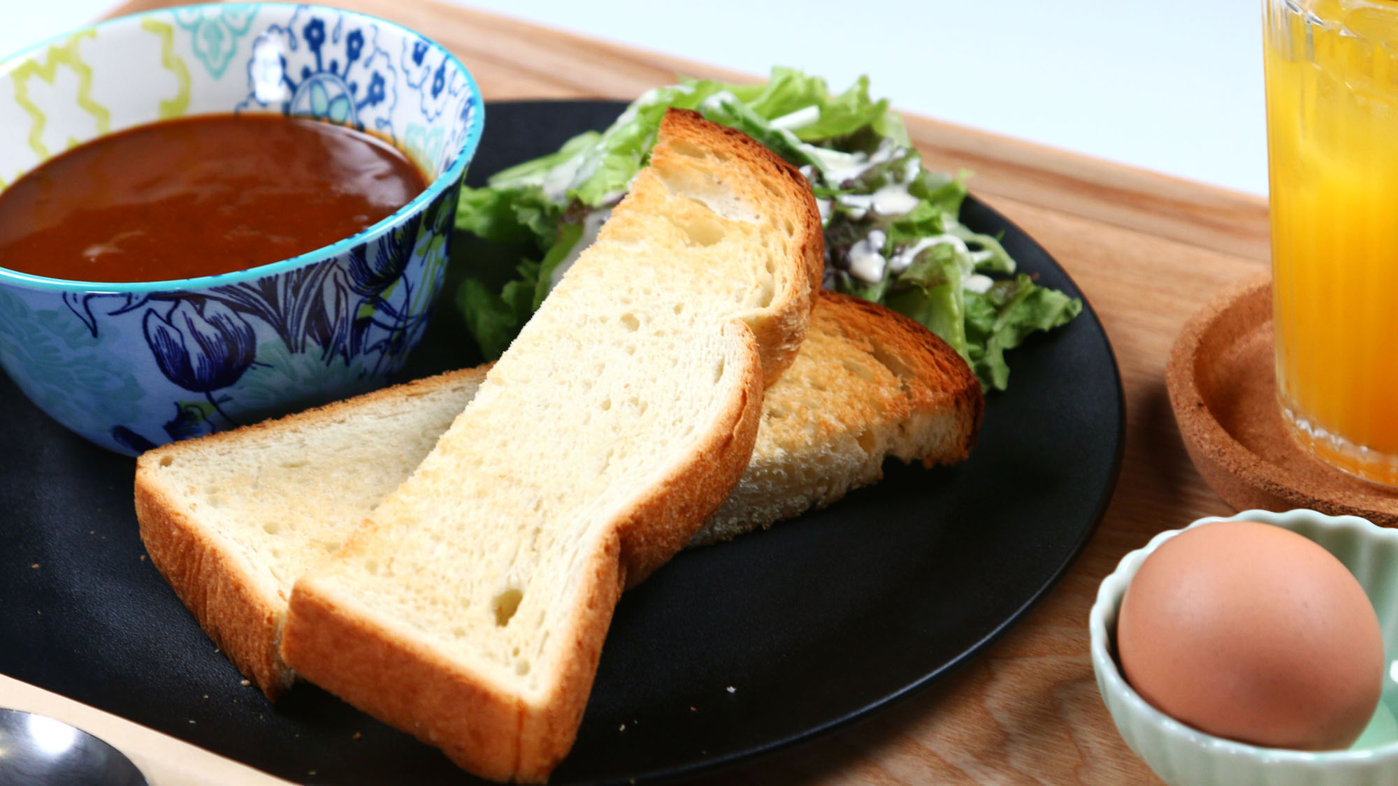 朝食カレーセット◆洋朝食で1日をスタート