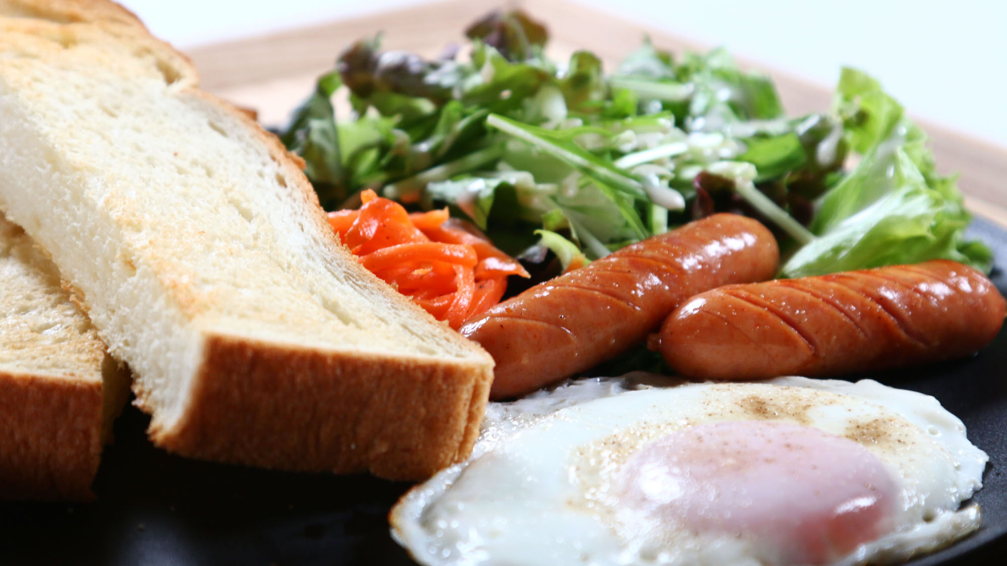 朝食トーストセット◆ワンプレートでご用意いたします