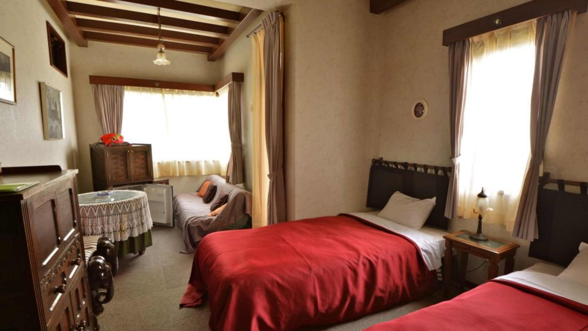 *【ツインルーム】旅の疲れを癒す、静寂に包まれた安らぎの空間