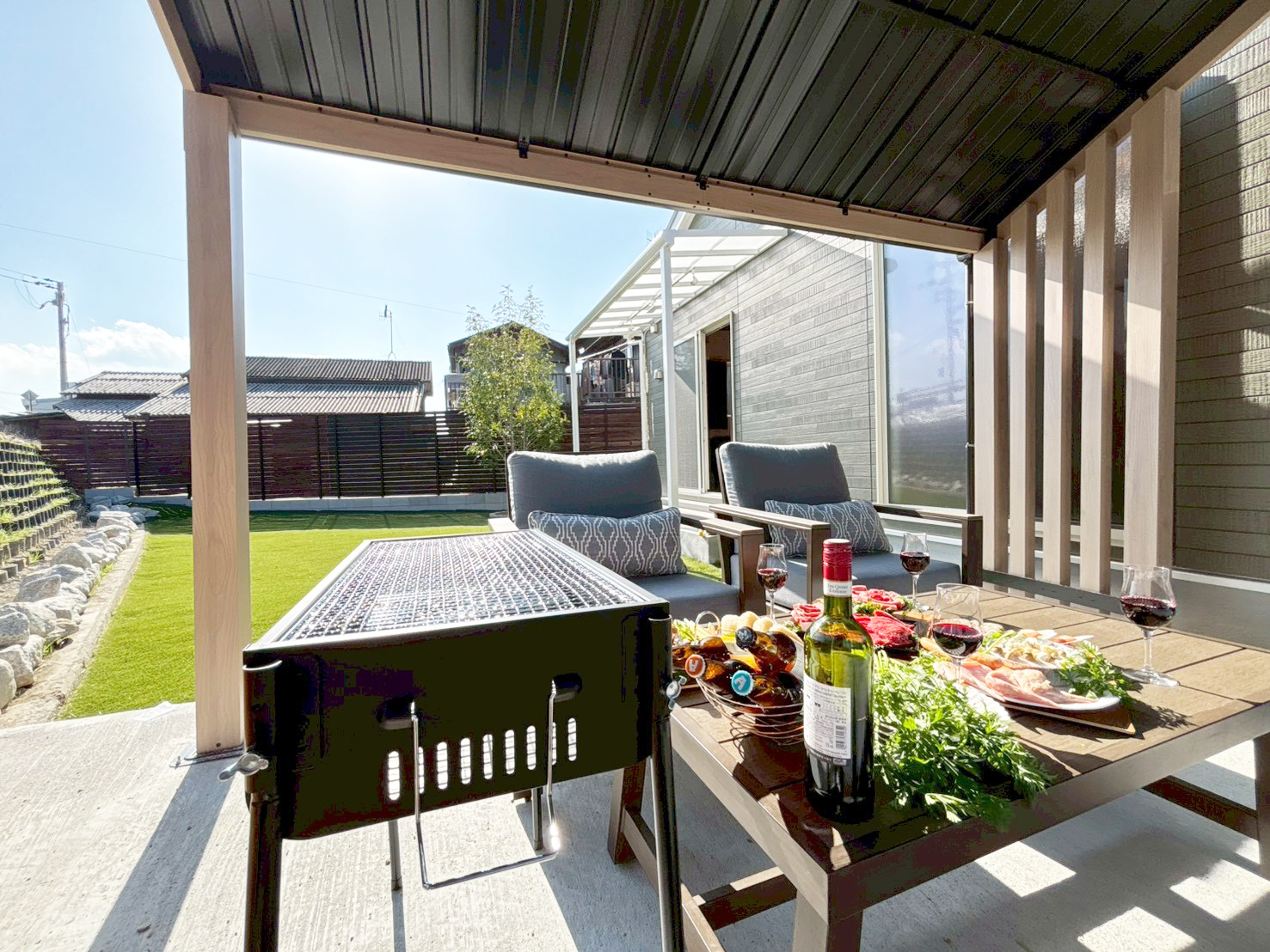 １棟貸切でご家族・カップル・ご友人だけでＢＢＱを楽しんでください