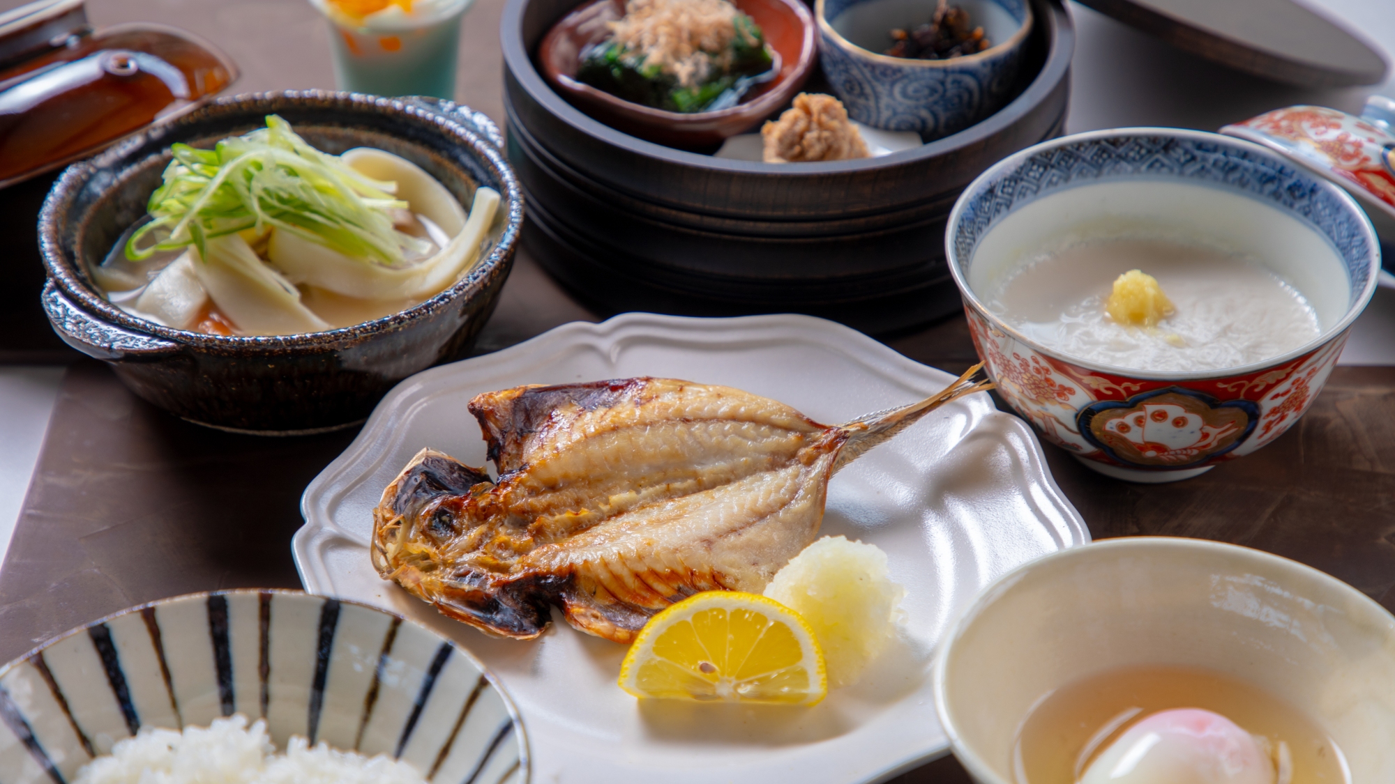Image.湯布院の朝の食卓。