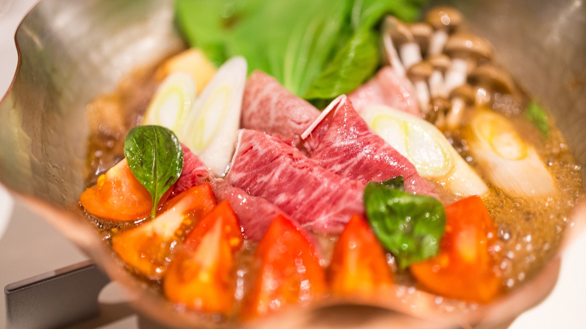Dinner. 季節の野菜と、とびきりの牛肉で