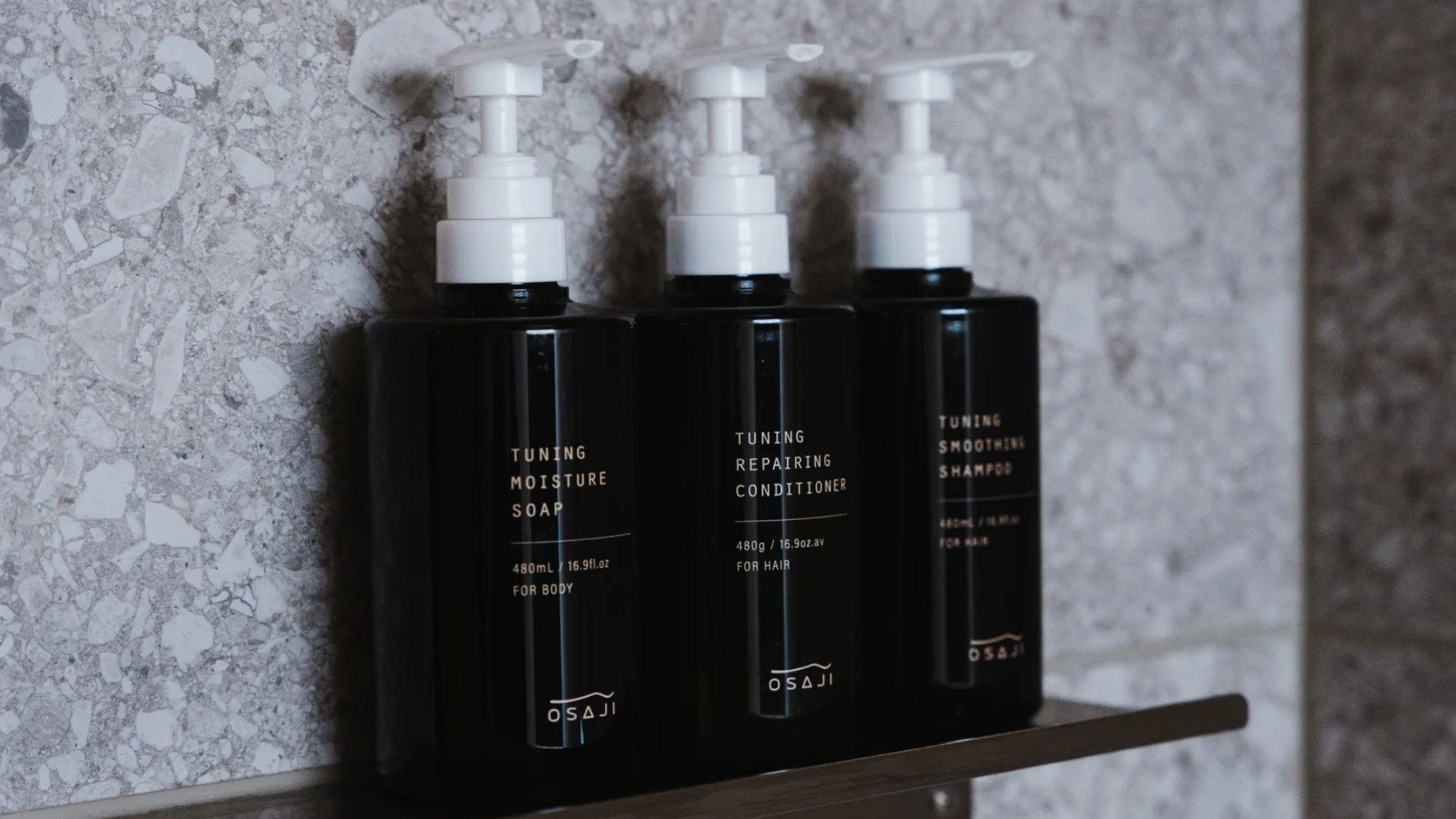 Room Amenities.　「OSAJI」で旅のヘアケアを心地よい時間に。