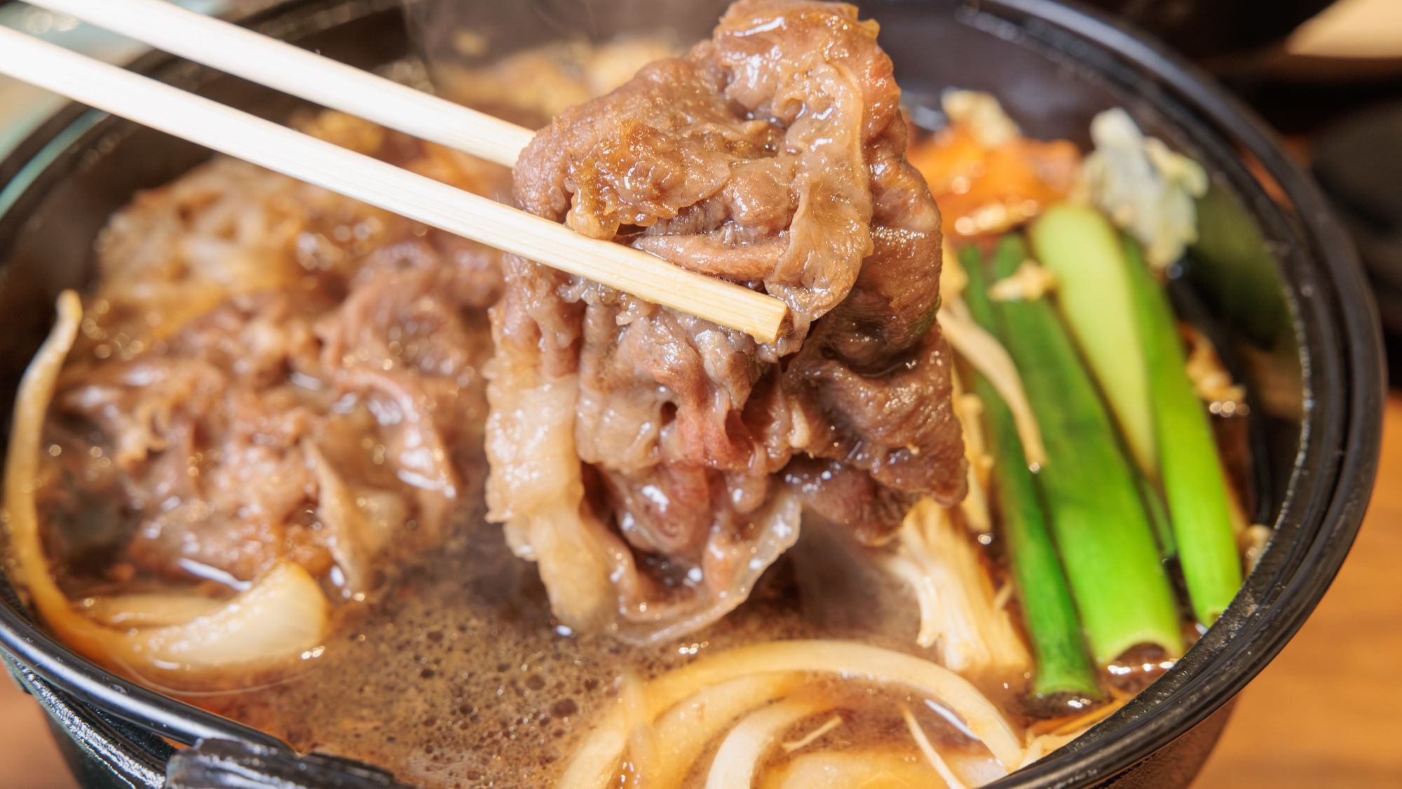 【夕食】松阪牛すき焼き一例