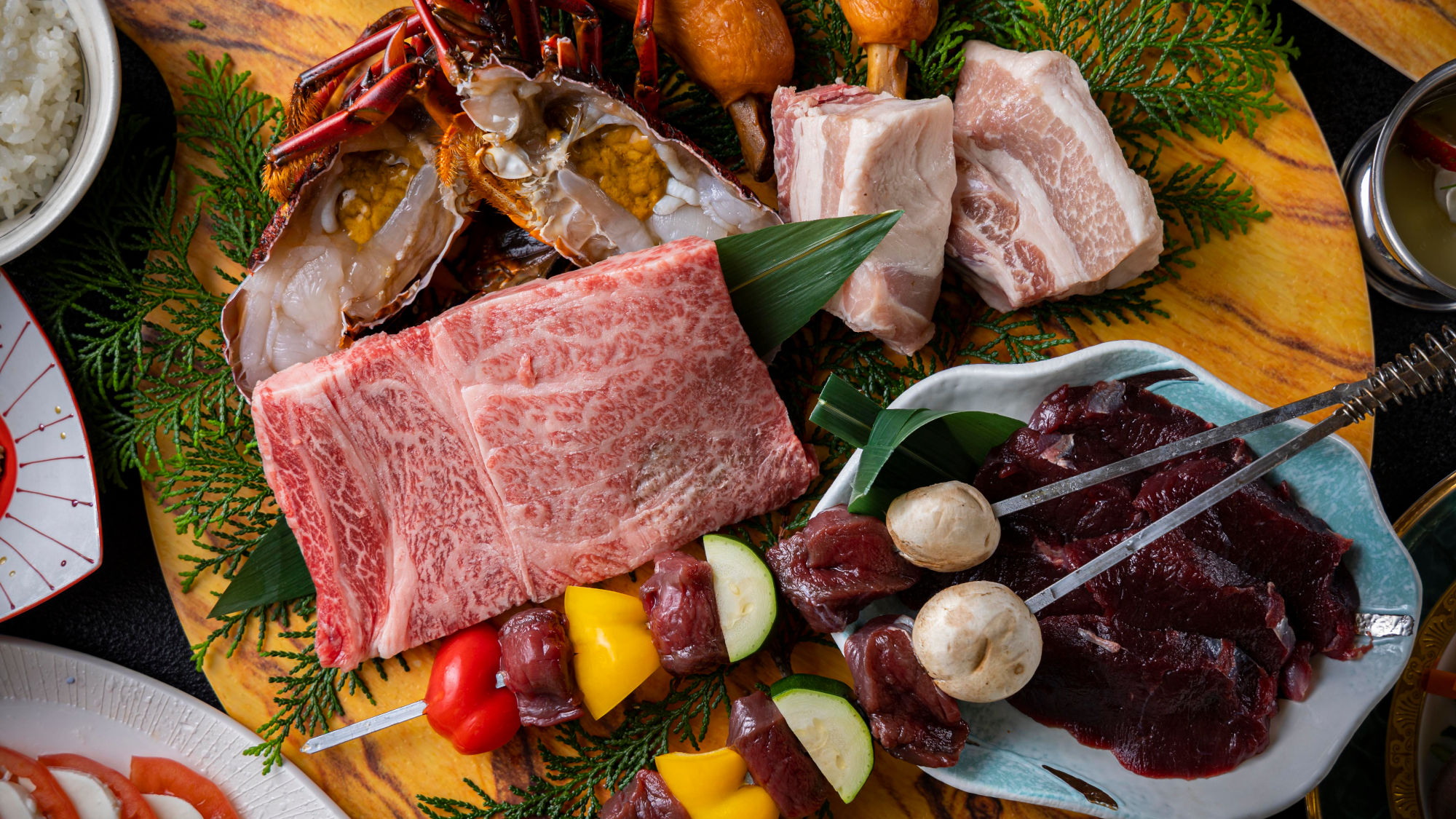 夕食ジビエ（一例）