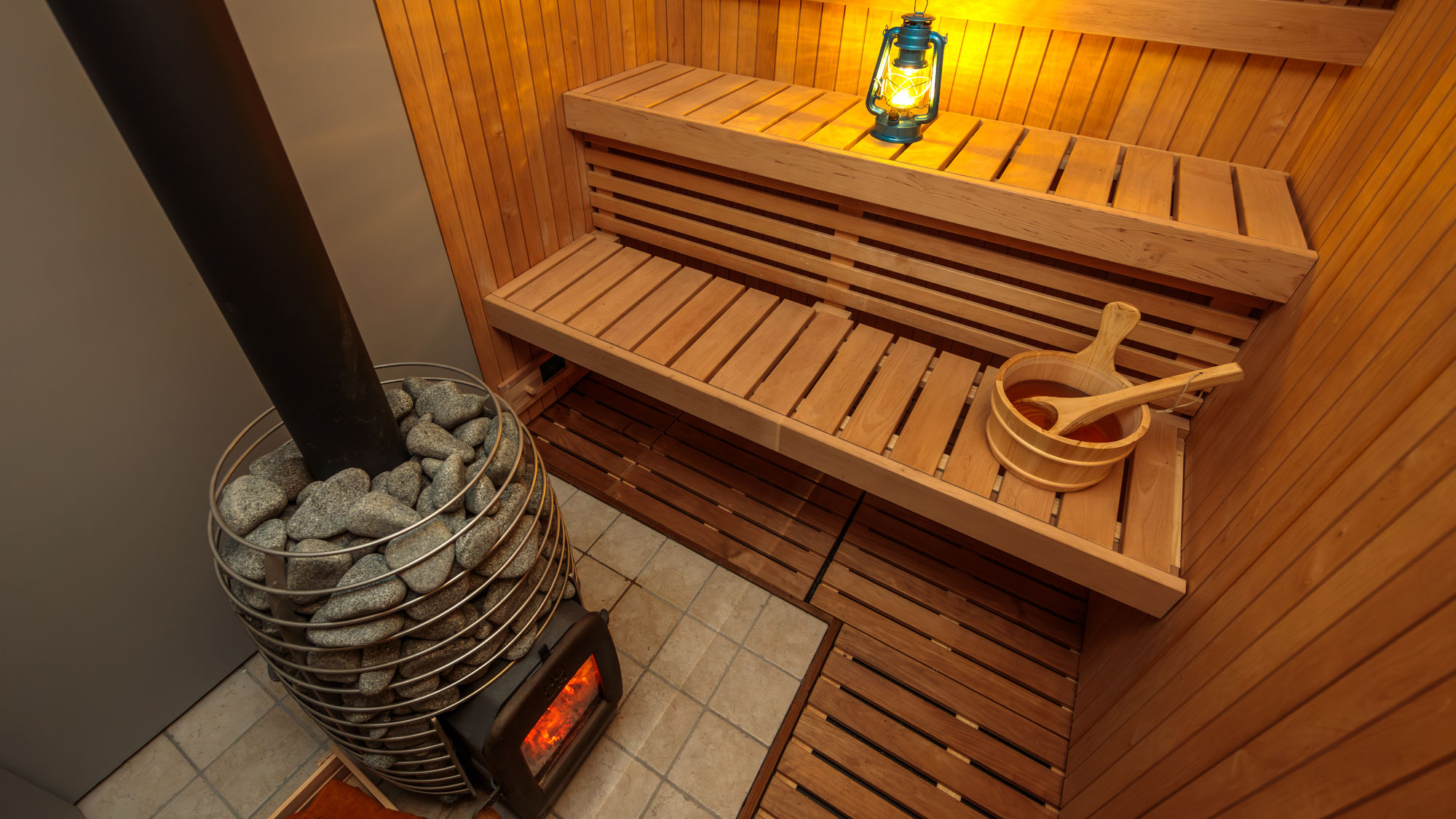 離宮伊勢の敷地内にサウナを完備