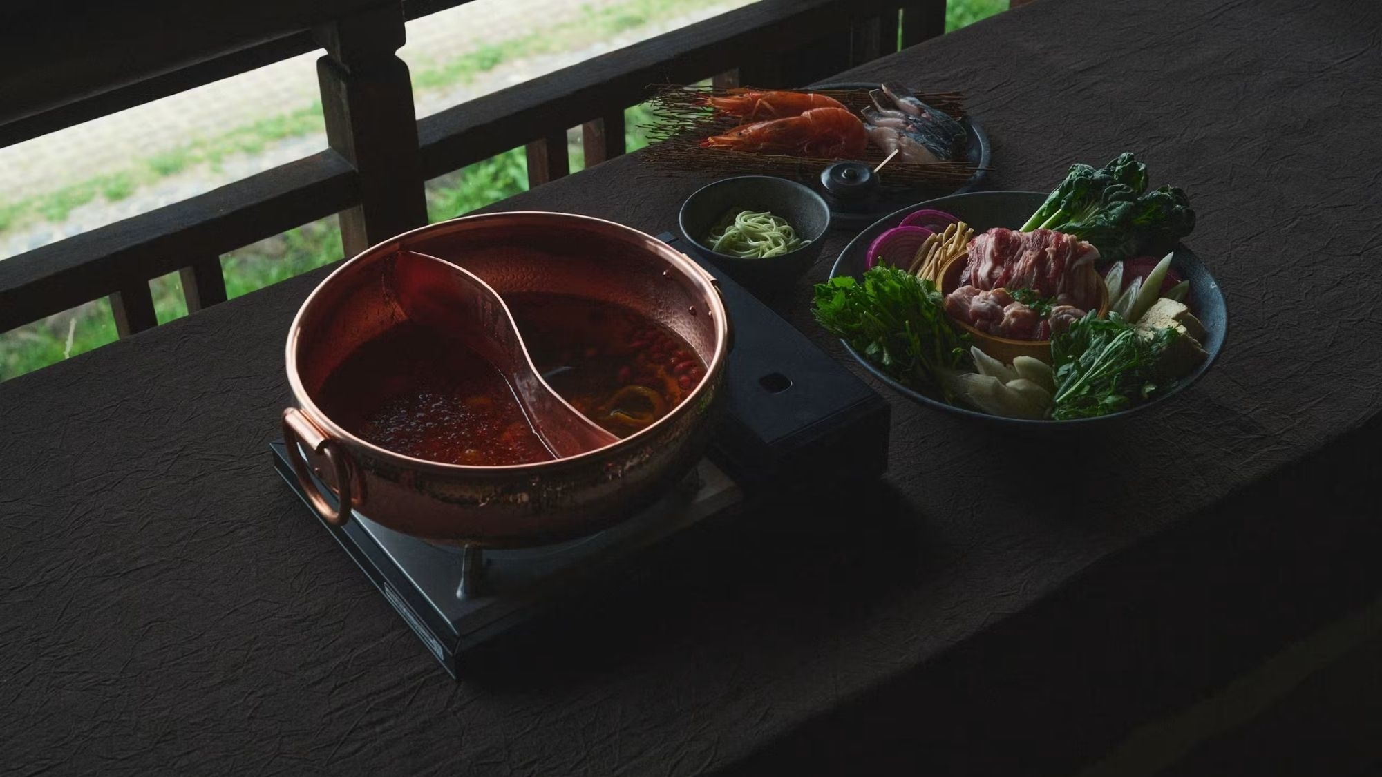 【期間限定プラン】里山の出汁で味わう「五行」の火鍋コース2食付プラン
