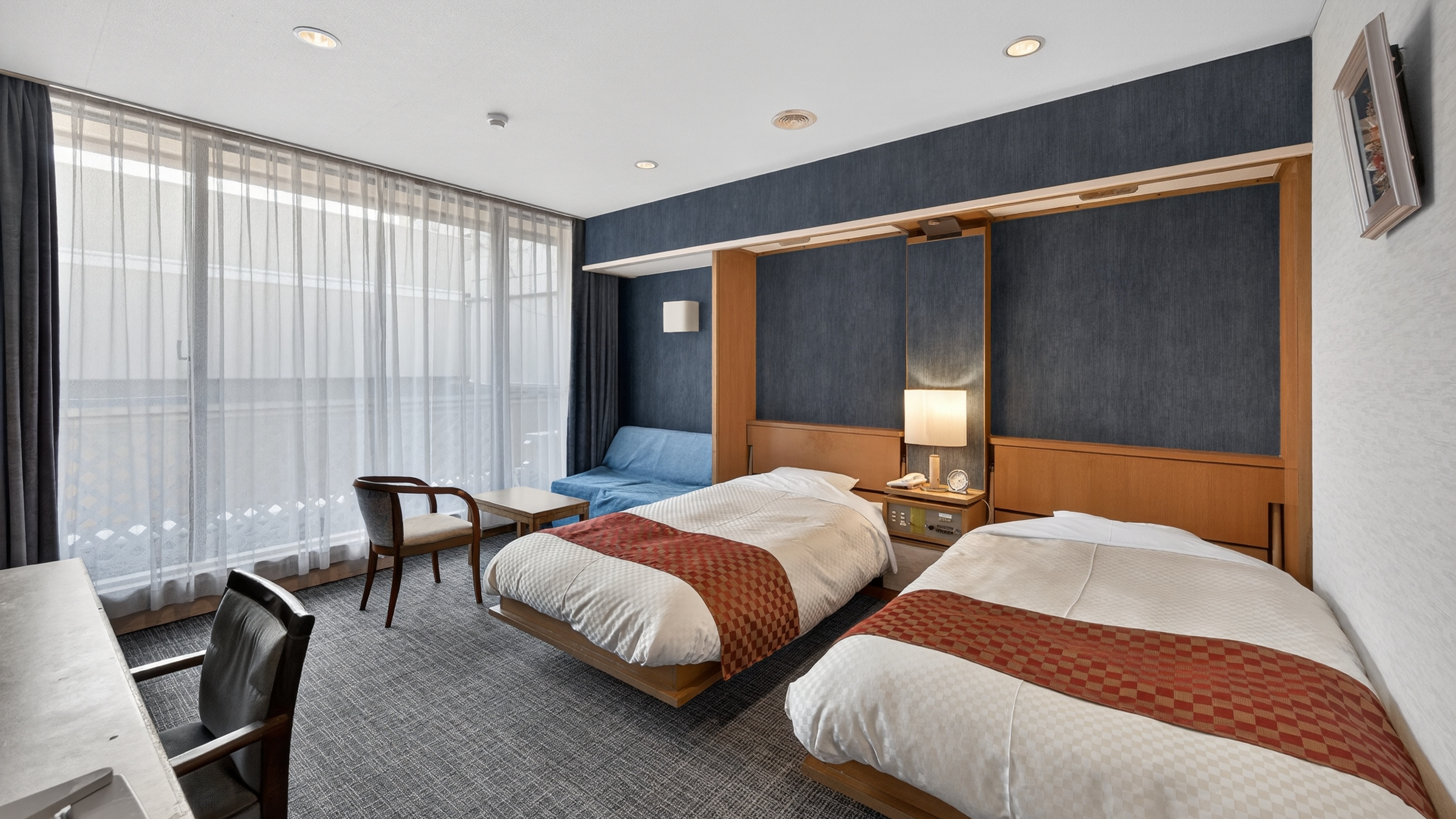 【禁煙】デラックスツイン｜3名利用可（エキストラ対応）